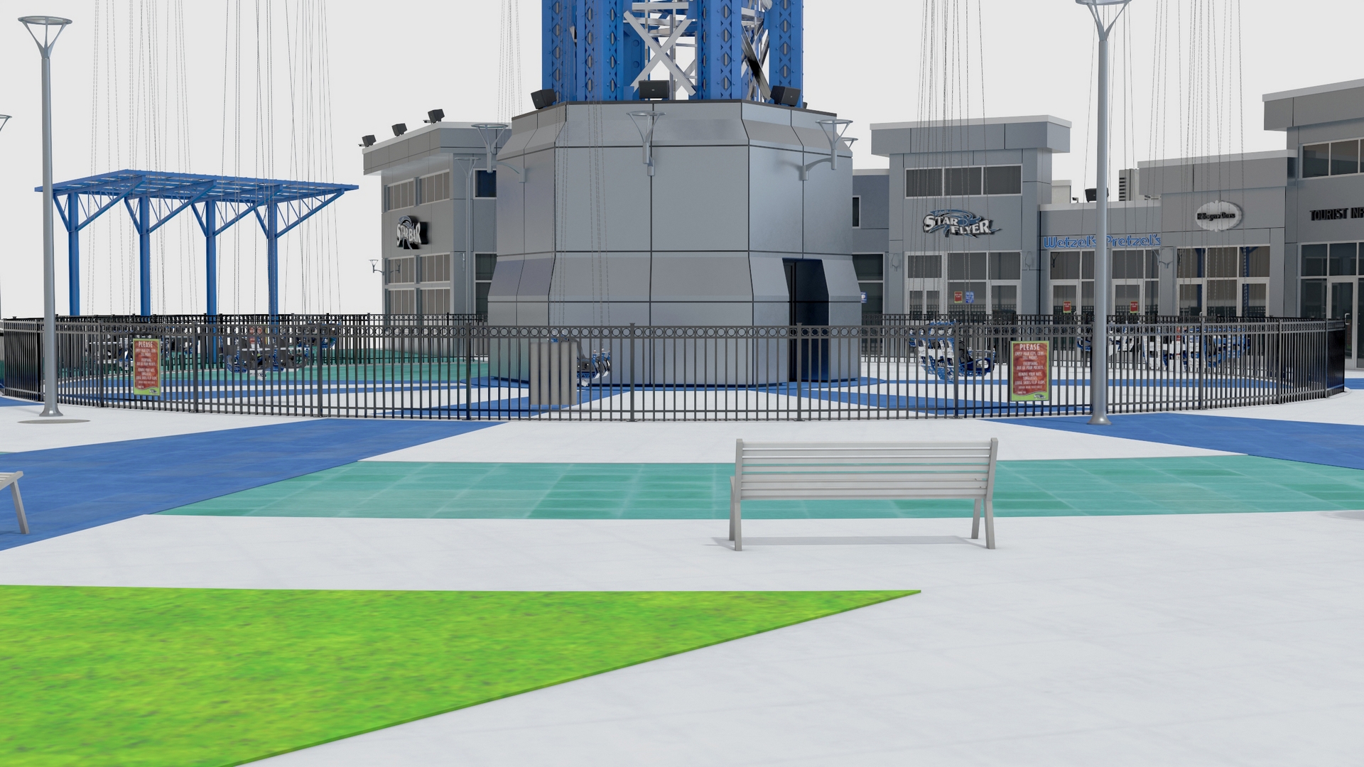 3D Orlando StarFlyer Attraction model