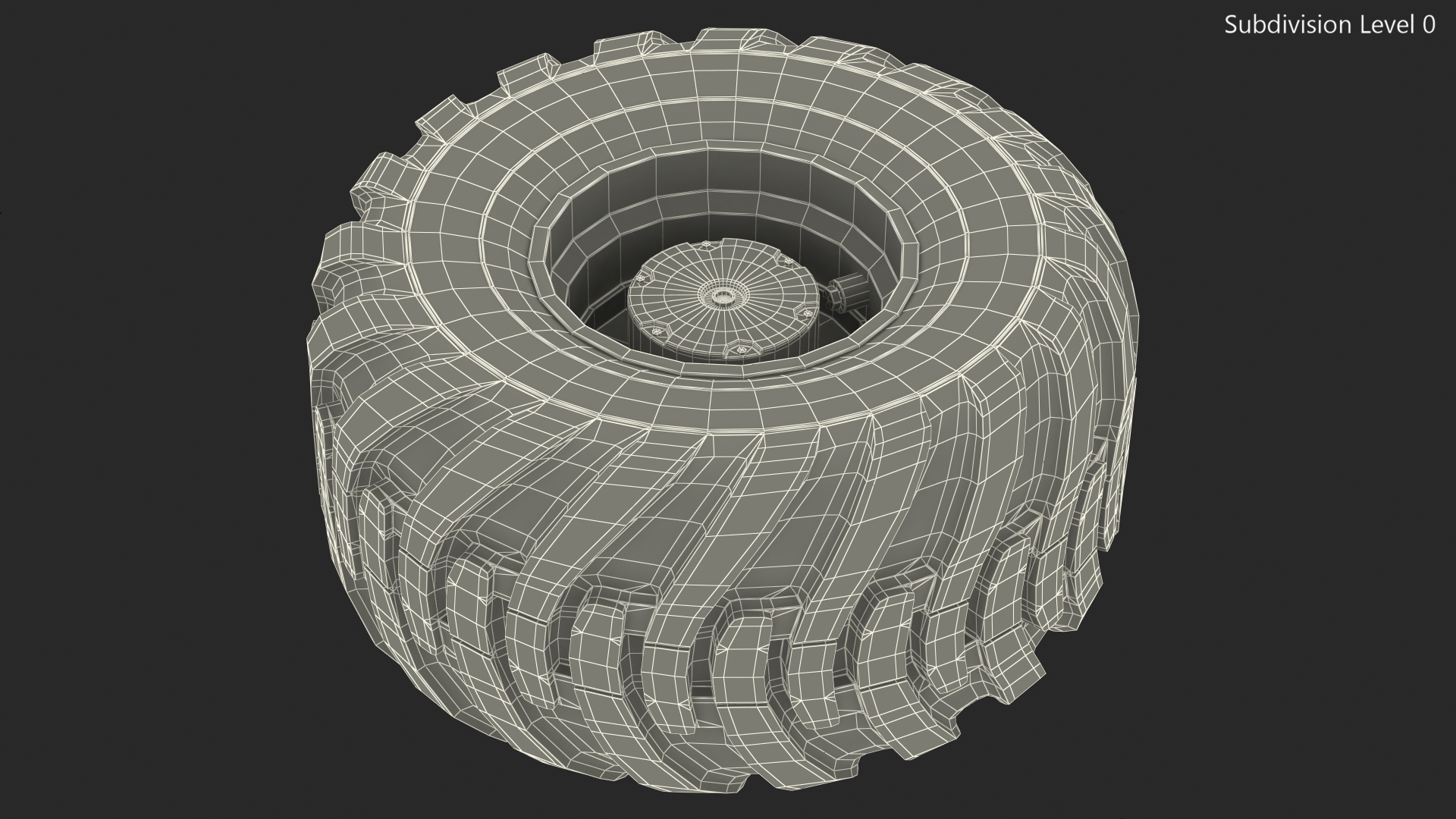 3D model Heavy Duty Tire