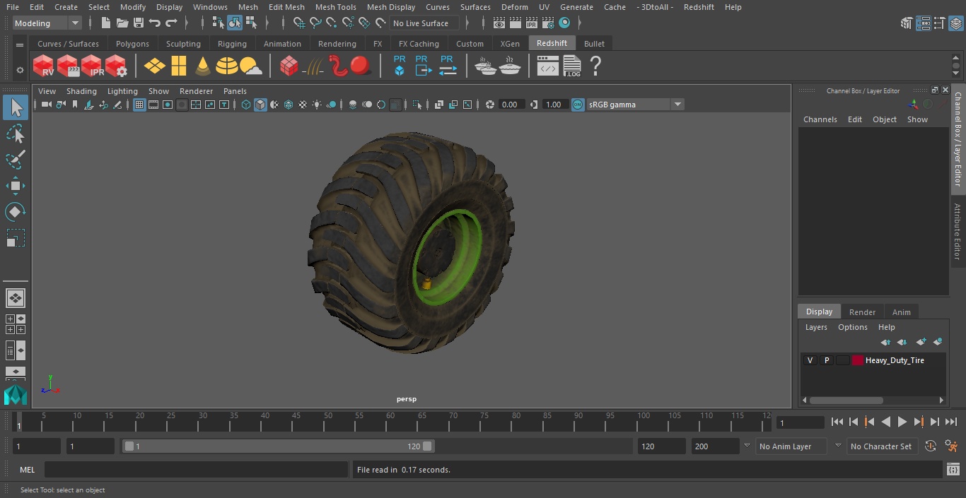 3D model Heavy Duty Tire