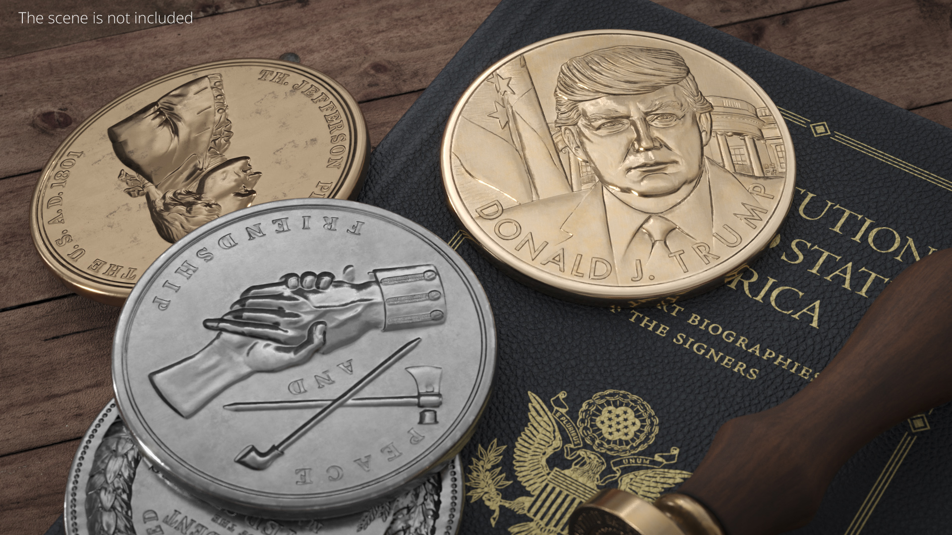 US Presidents Commemorative Medal Set, view 2