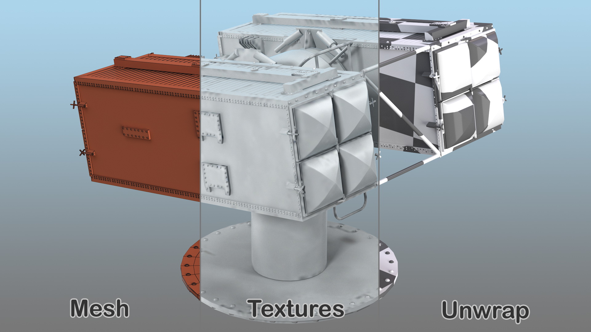3D model Mk 29 Missile Launching System