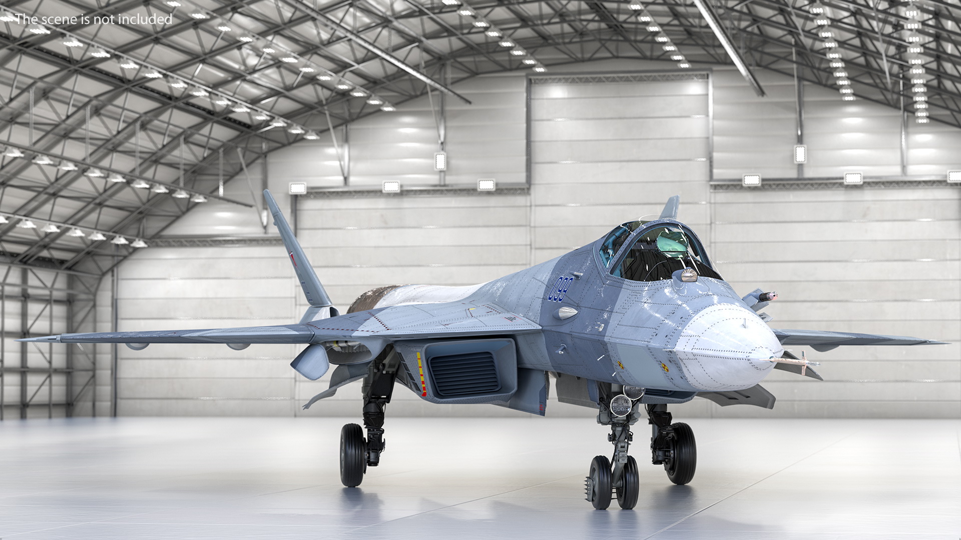 3D Stealth Multirole Fighter SU 57