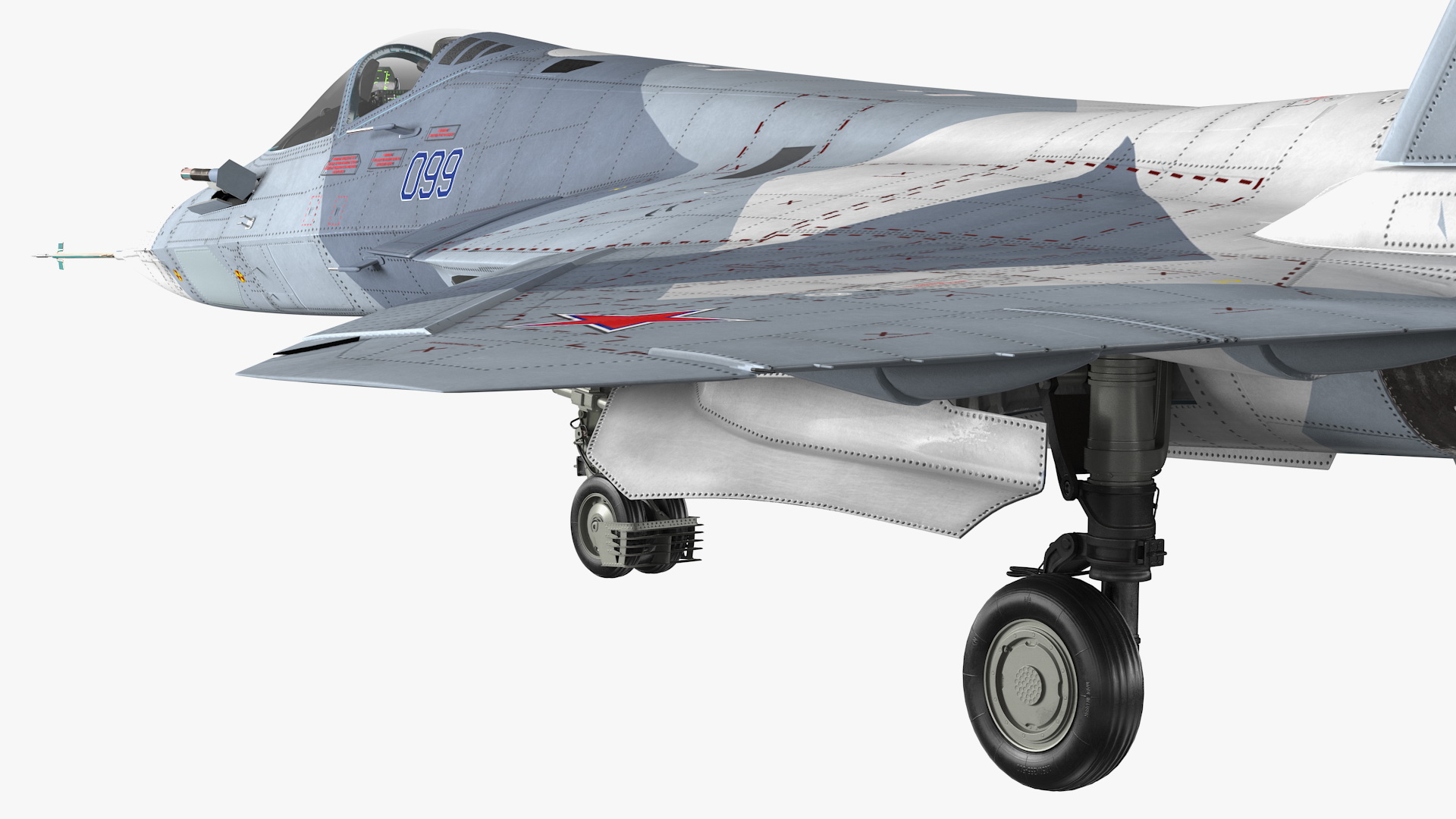 3D Stealth Multirole Fighter SU 57
