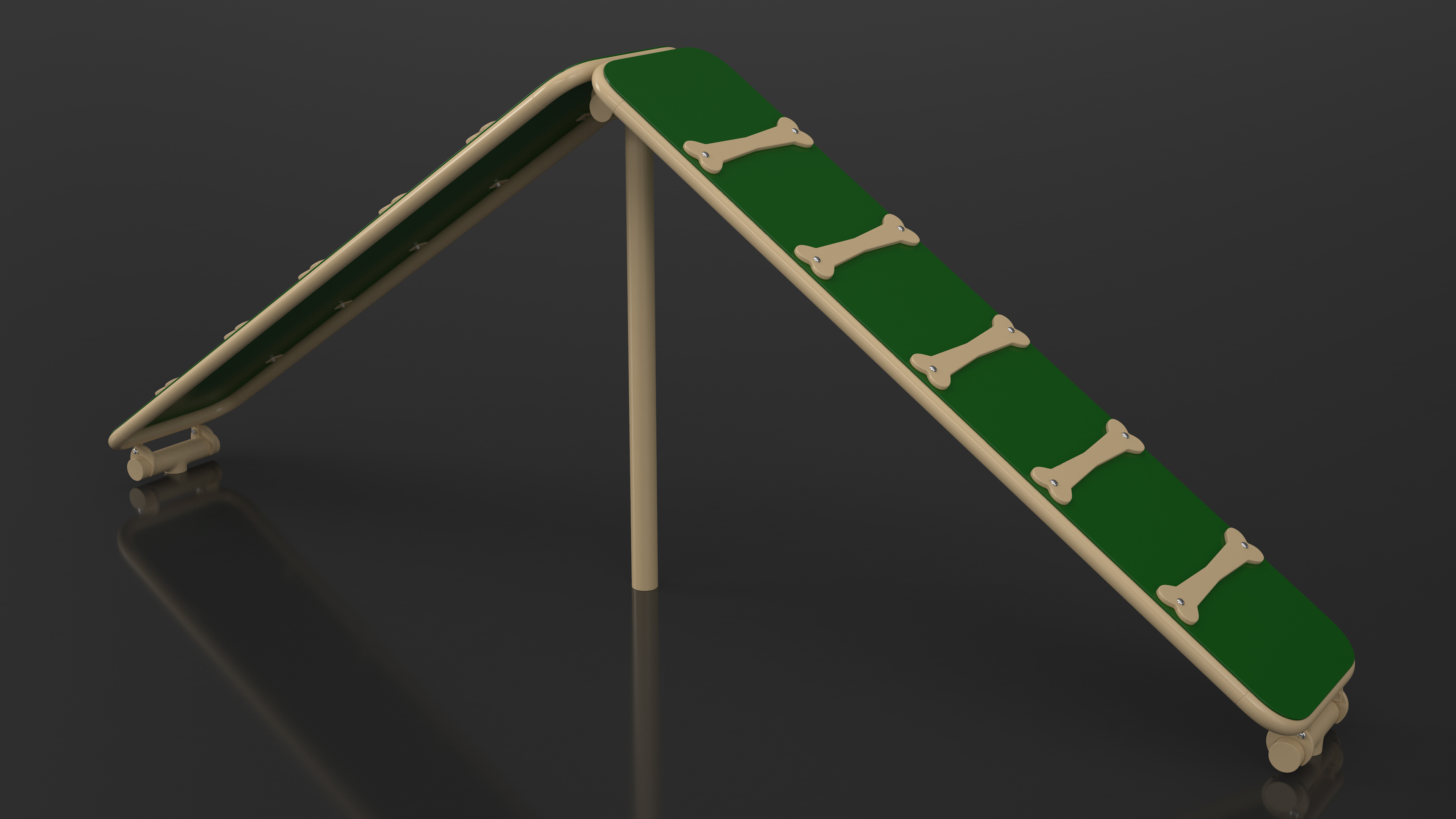 Dog Park Adventure Peak Green 3D model