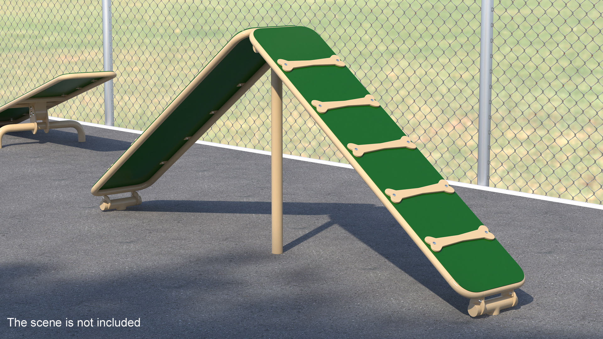 Dog Park Adventure Peak Green 3D model