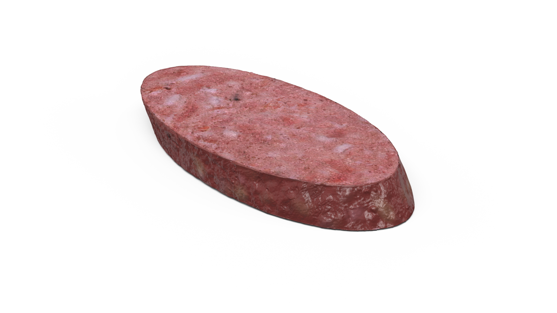 3D model Slice Smoked Sausage