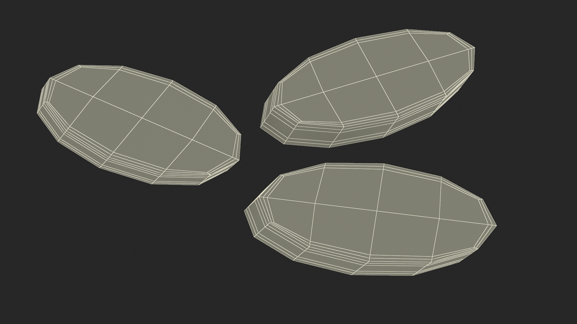 3D model Slice Smoked Sausage