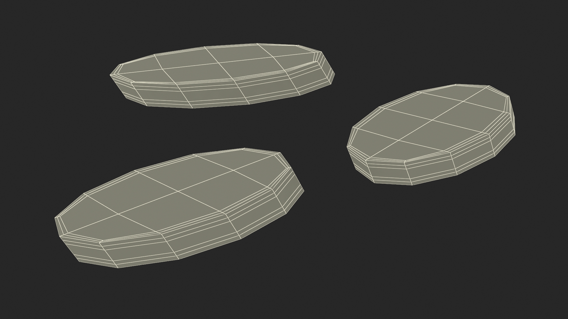 3D model Slice Smoked Sausage