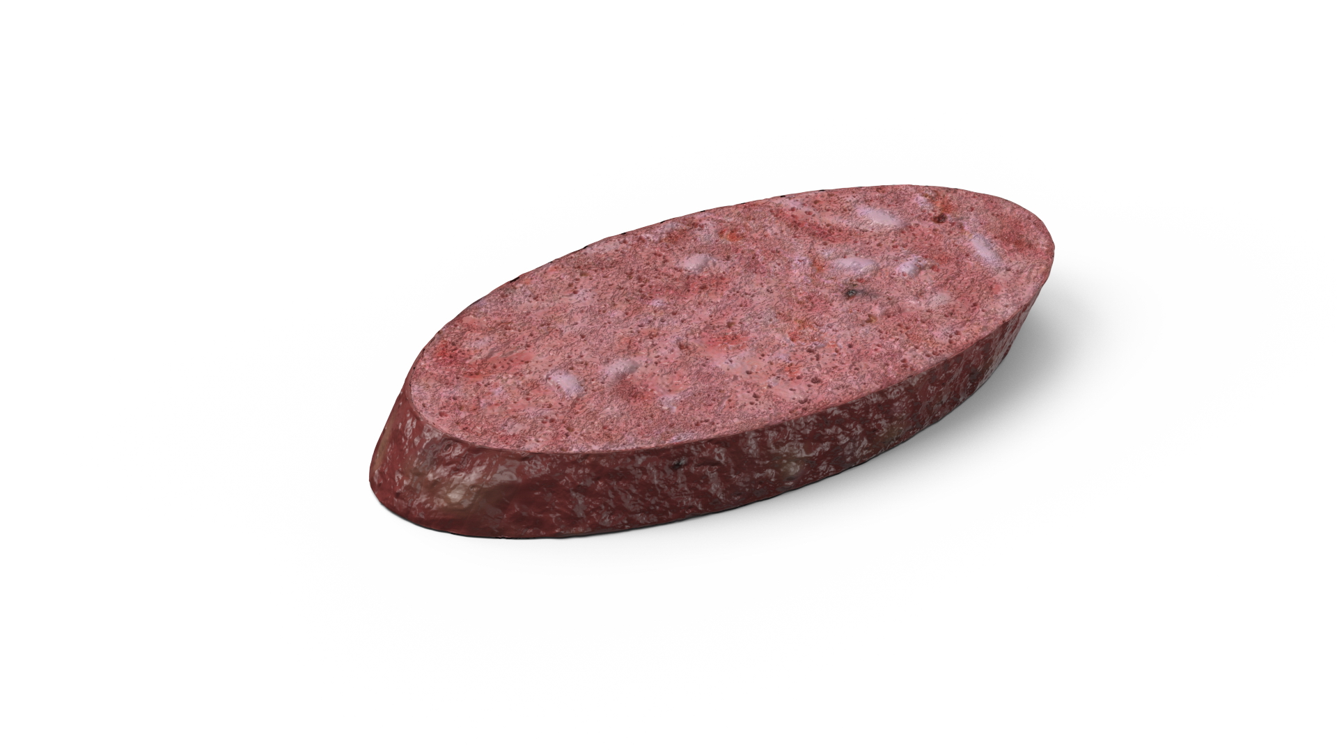3D model Slice Smoked Sausage