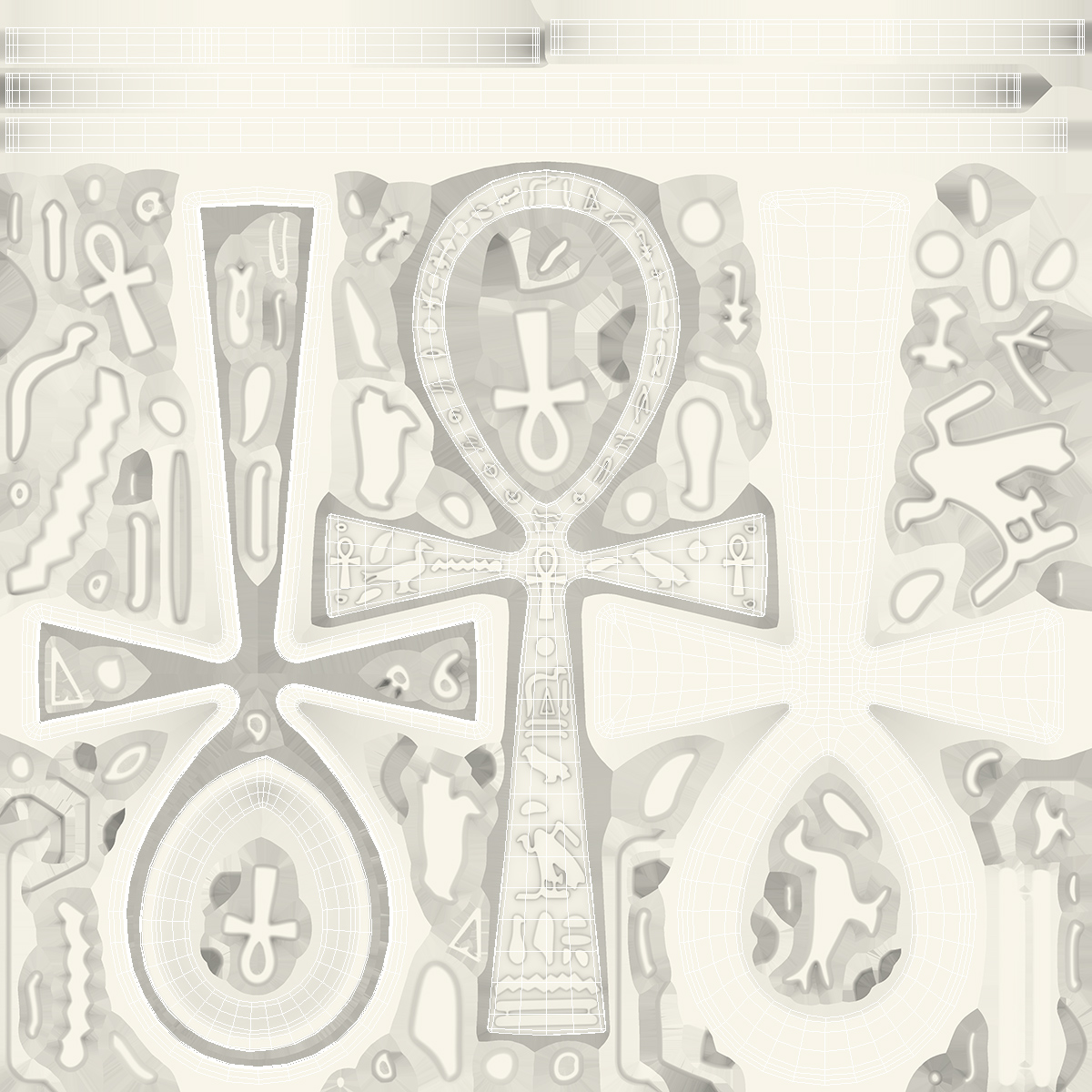 3D Sacred Ankh