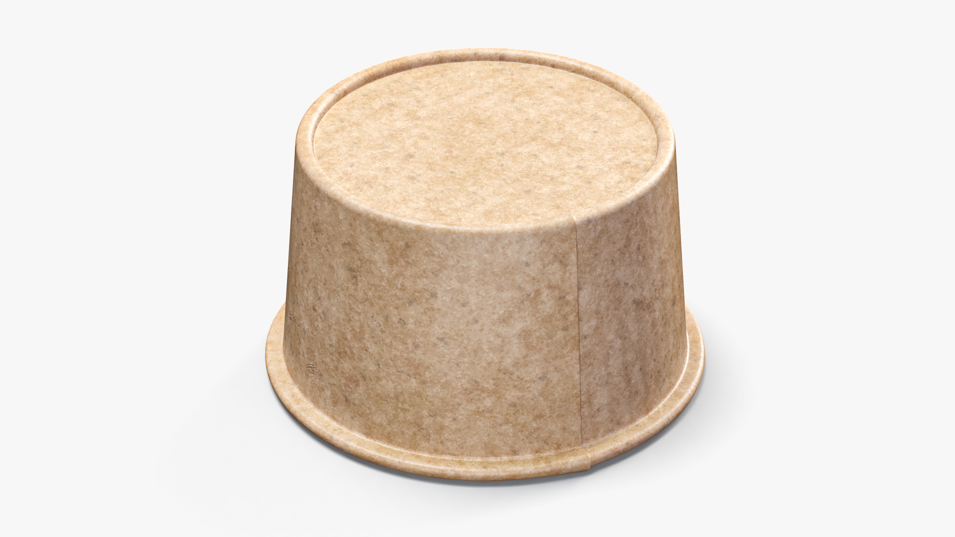 3D Cardboard Ice Cream Cup model