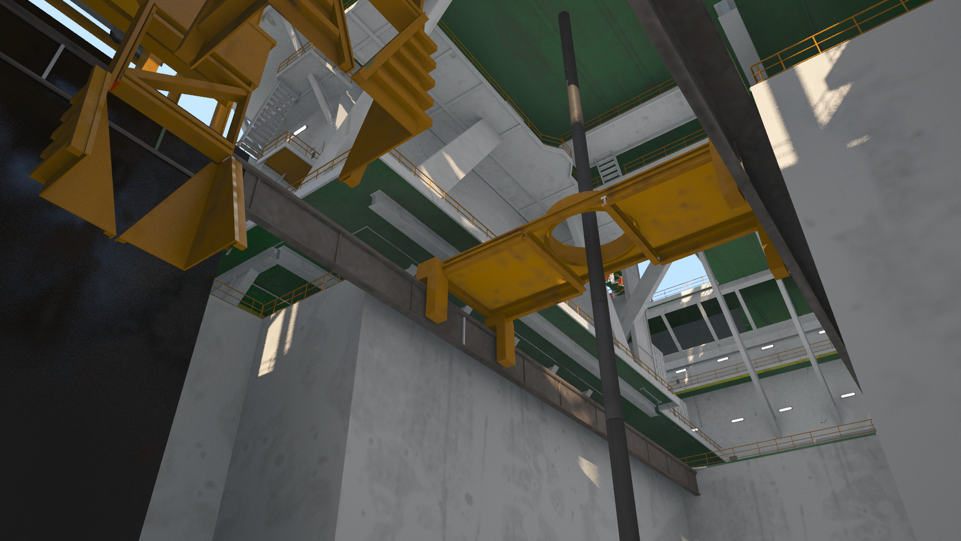 3D WEST VELA Drilling Ship model