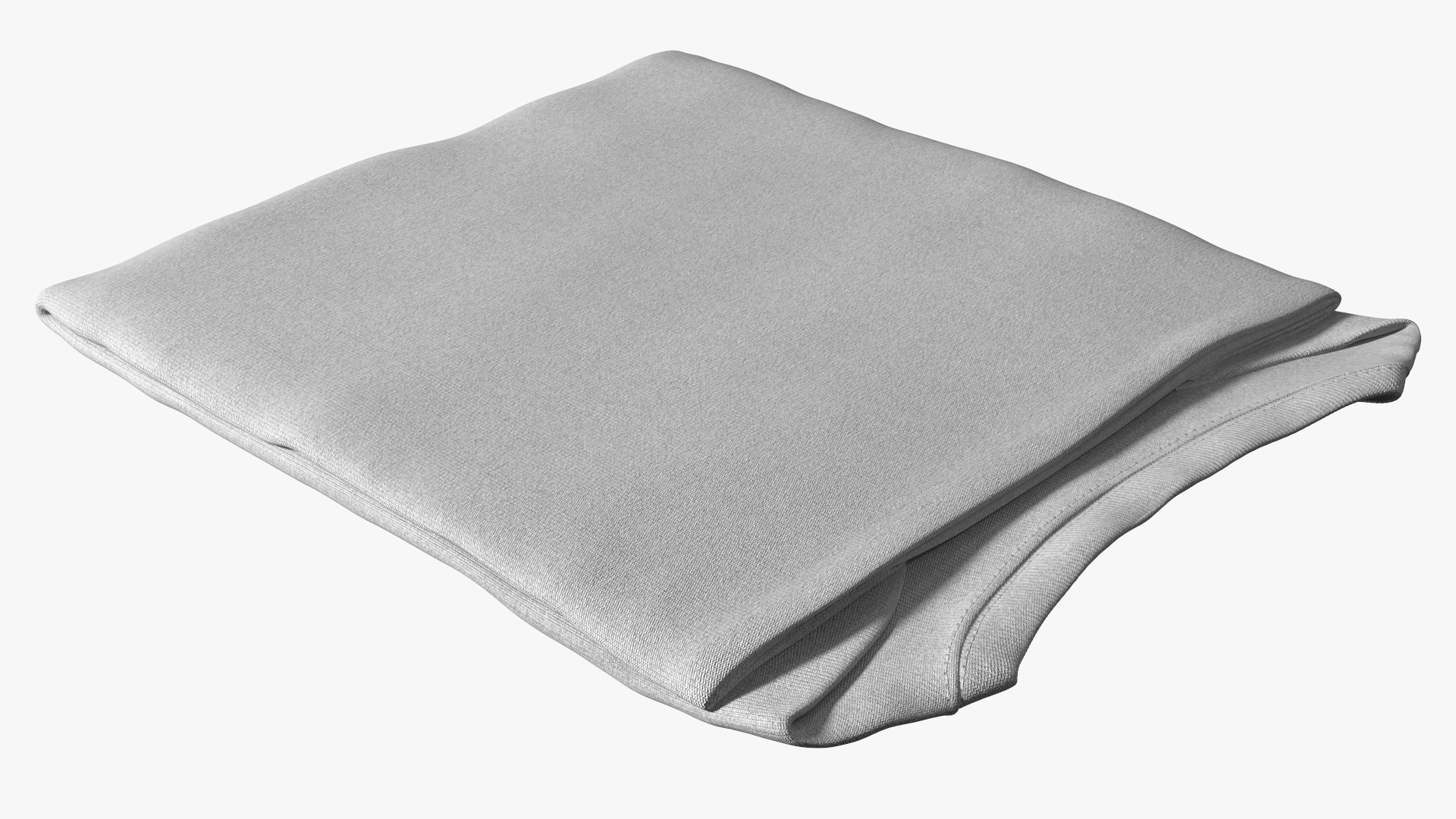 3D model Folded Basic Crew Neck T-Shirt