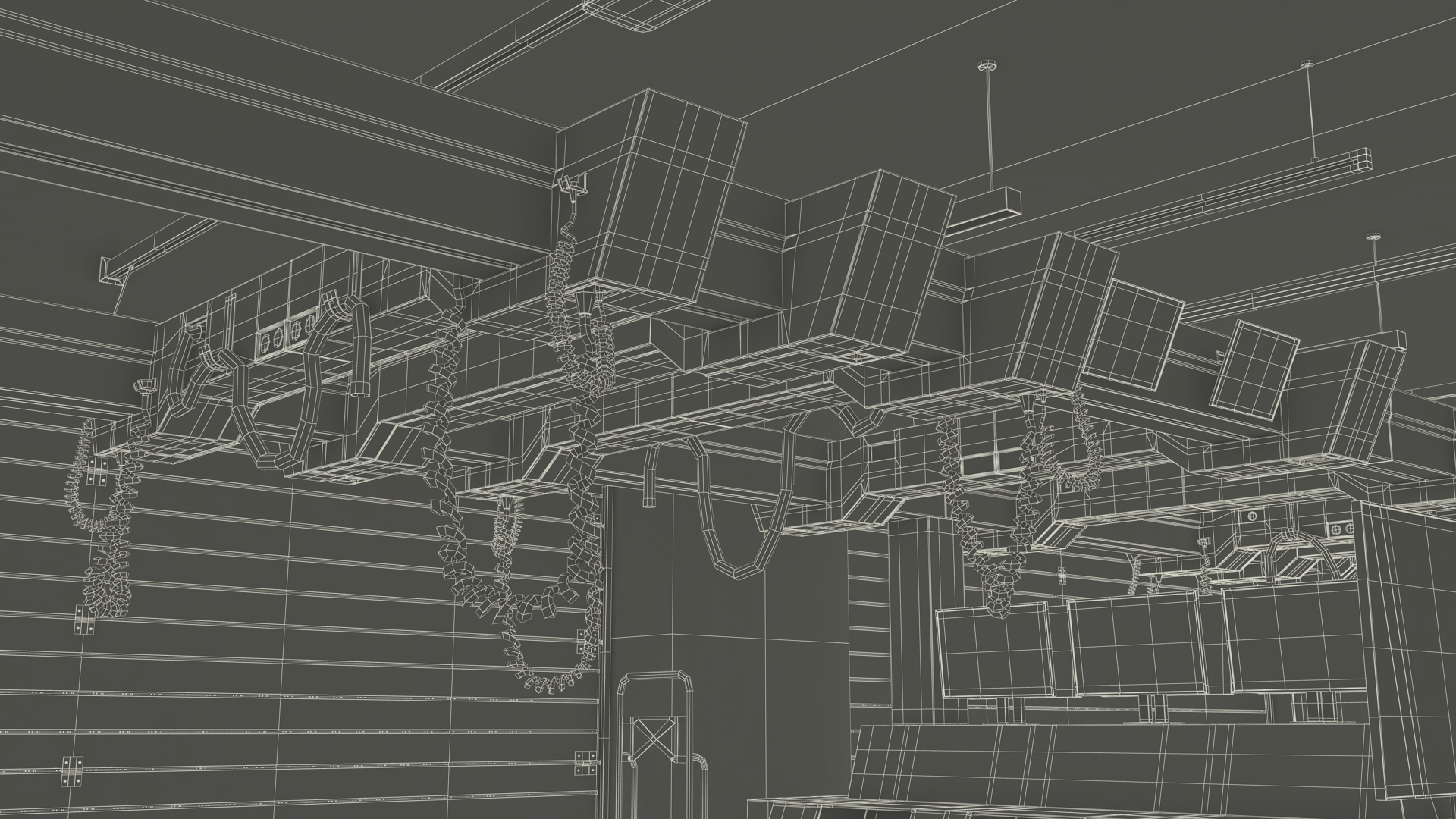 3D Race Car Garage and F1 Car