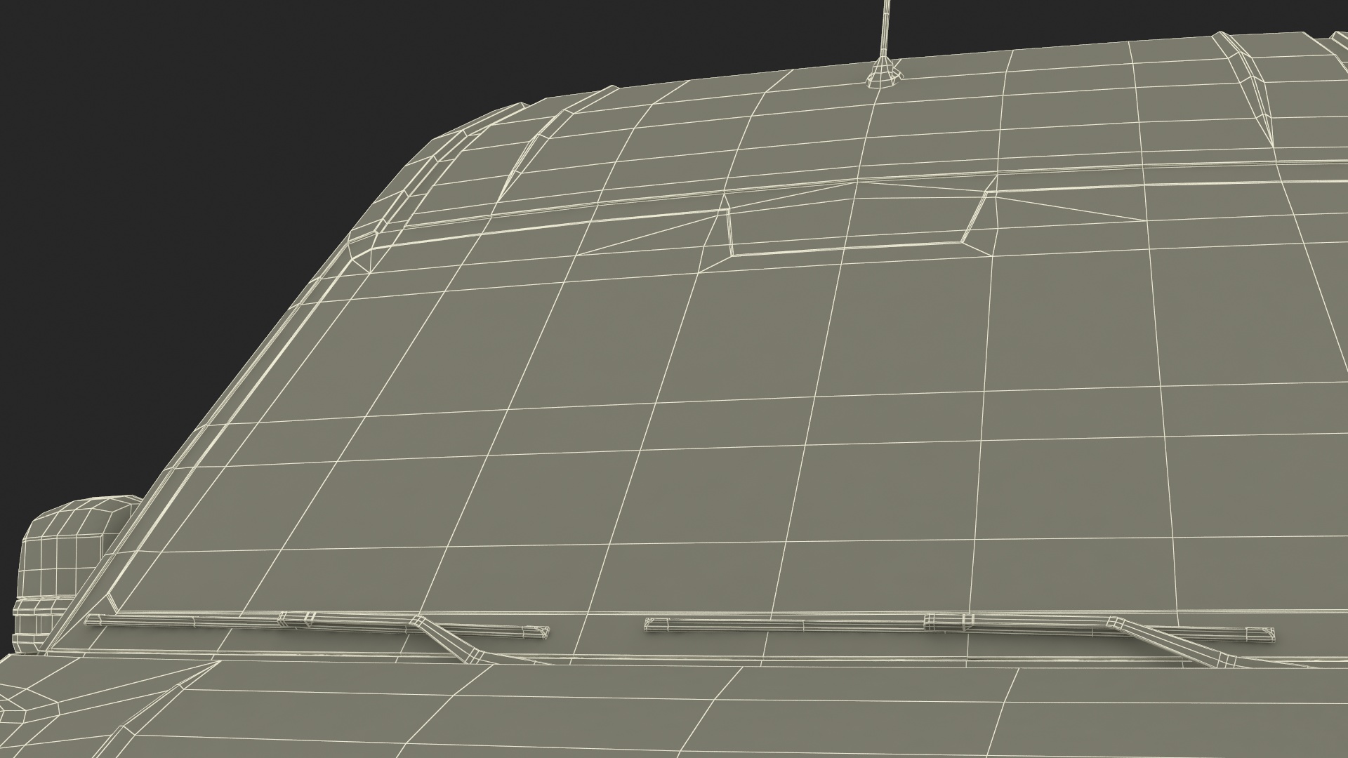 3D Volkswagen Crafter Van 2024 White Color Rigged