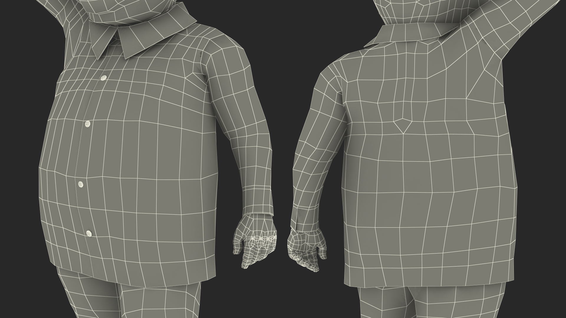3D model Cartoon Kim Jong Un Waving his Hand