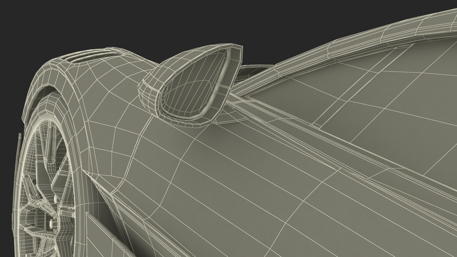 3D model Hypercar Luxury Racer Red