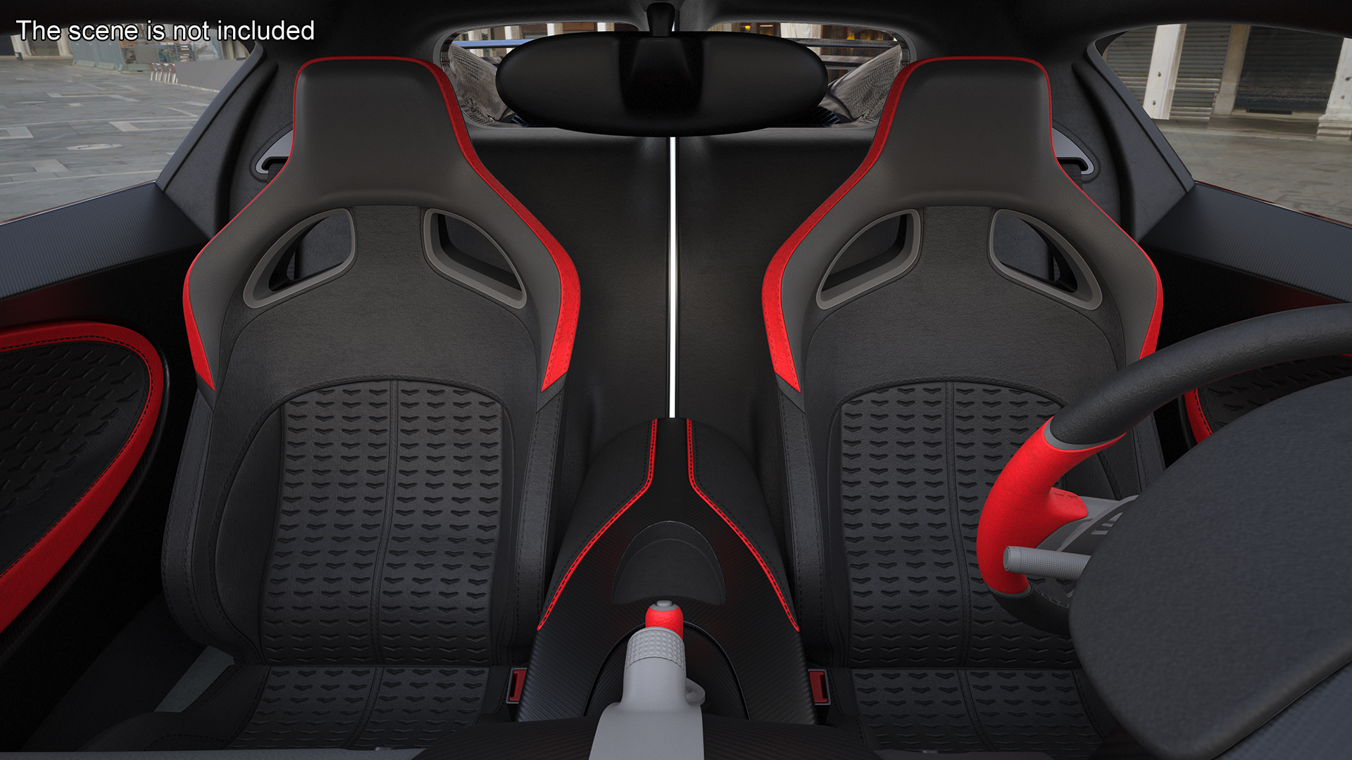 3D model Hypercar Luxury Racer Red
