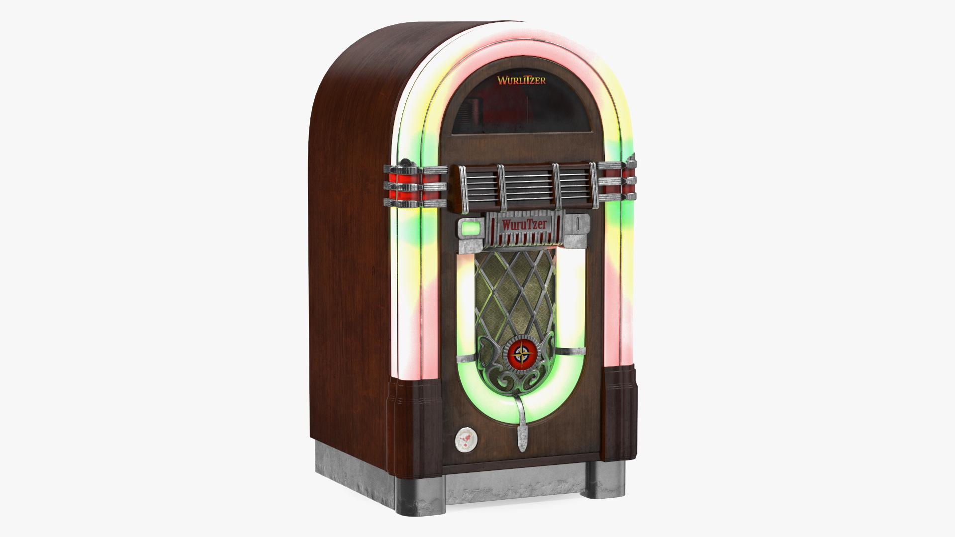 American Vintage Jukebox Wurlitzer 3D model