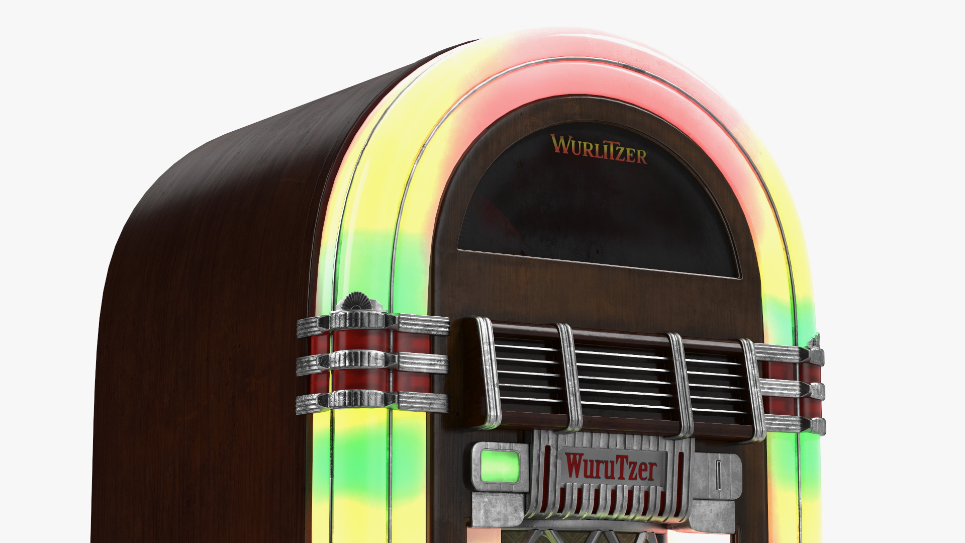 American Vintage Jukebox Wurlitzer 3D model