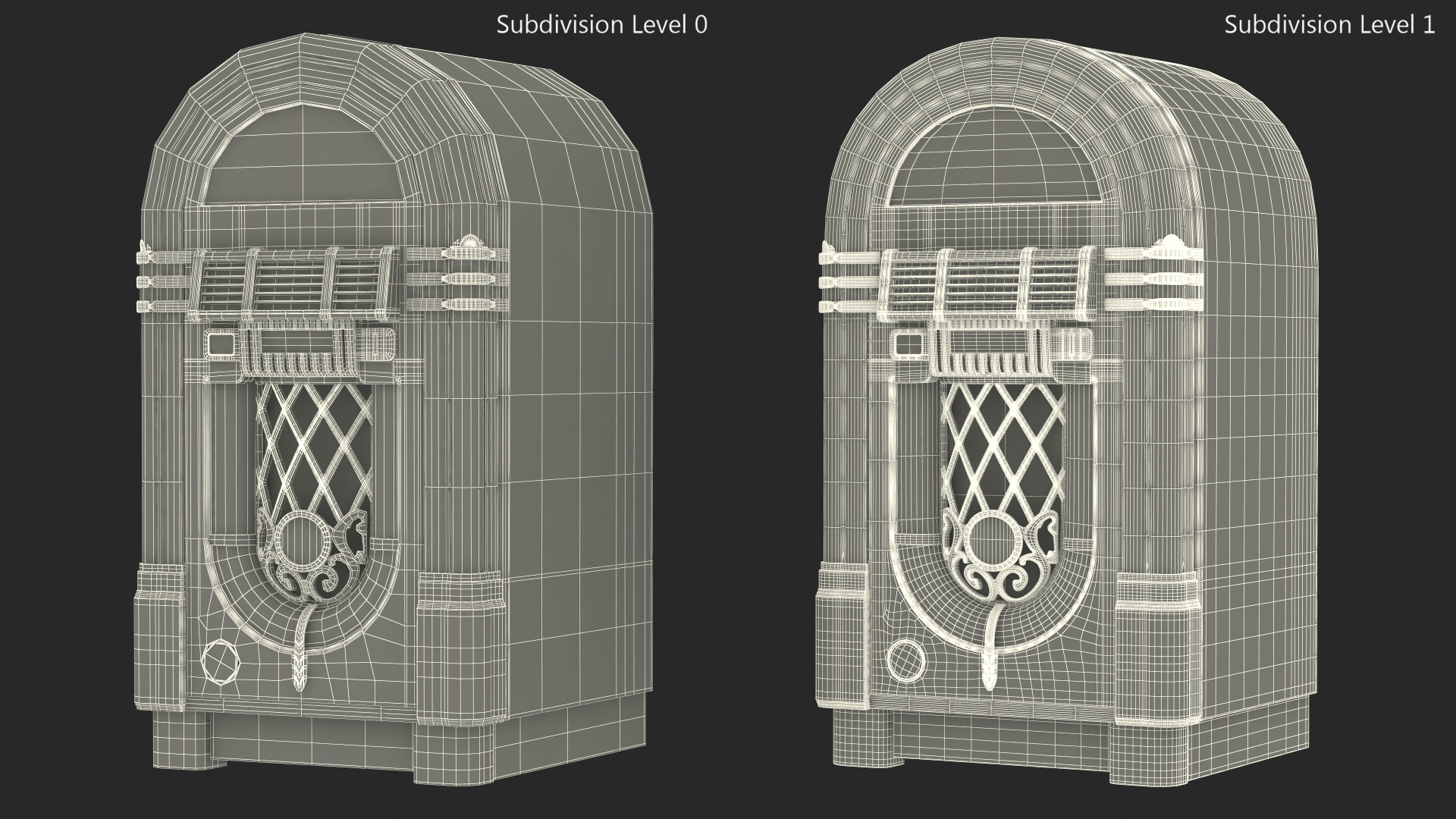American Vintage Jukebox Wurlitzer 3D model