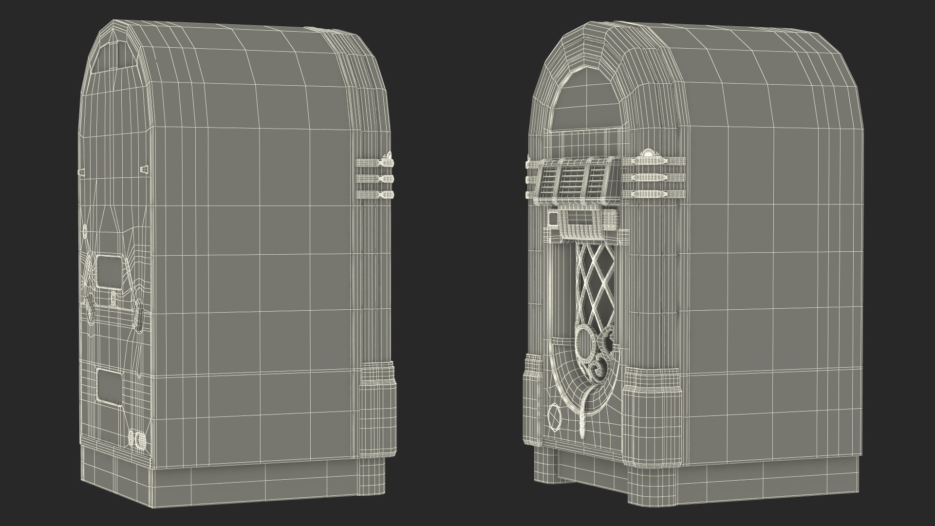 American Vintage Jukebox Wurlitzer 3D model
