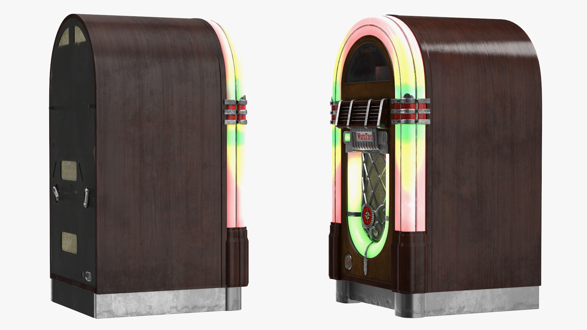American Vintage Jukebox Wurlitzer 3D model