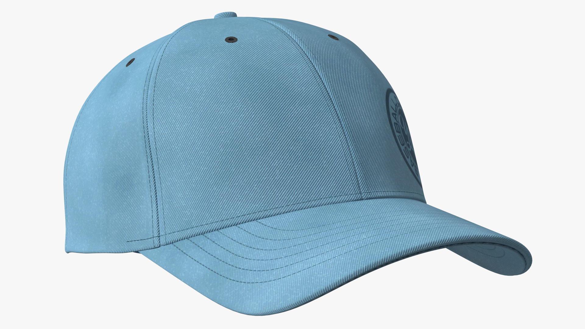 Cap Your Brand Blue 3D model