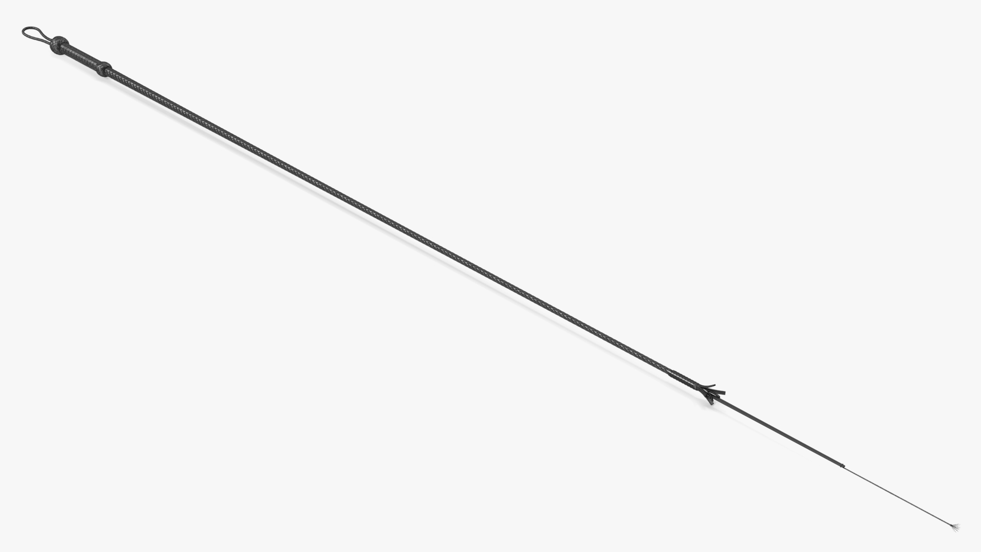 Black Cowboy Whip 3D