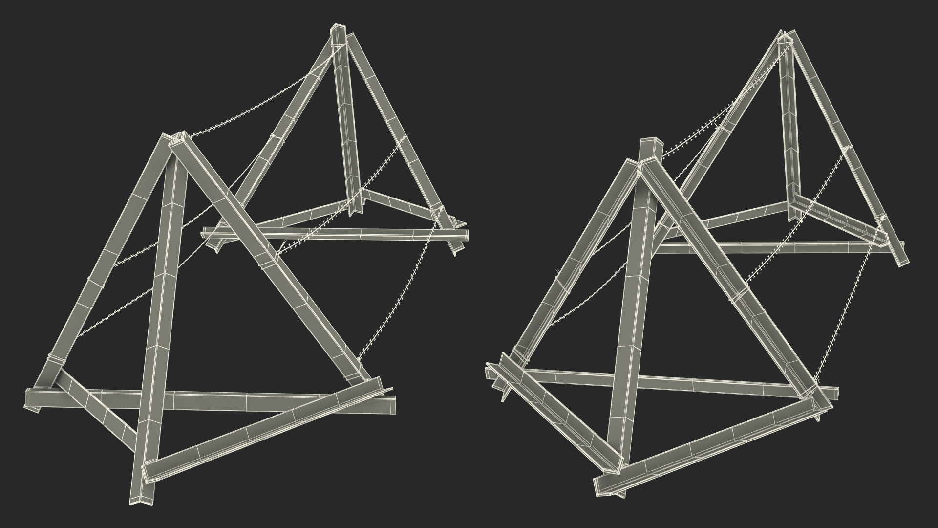 3D Razor Wire Block