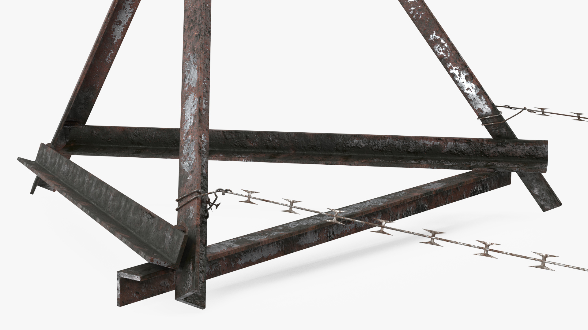 3D Razor Wire Block