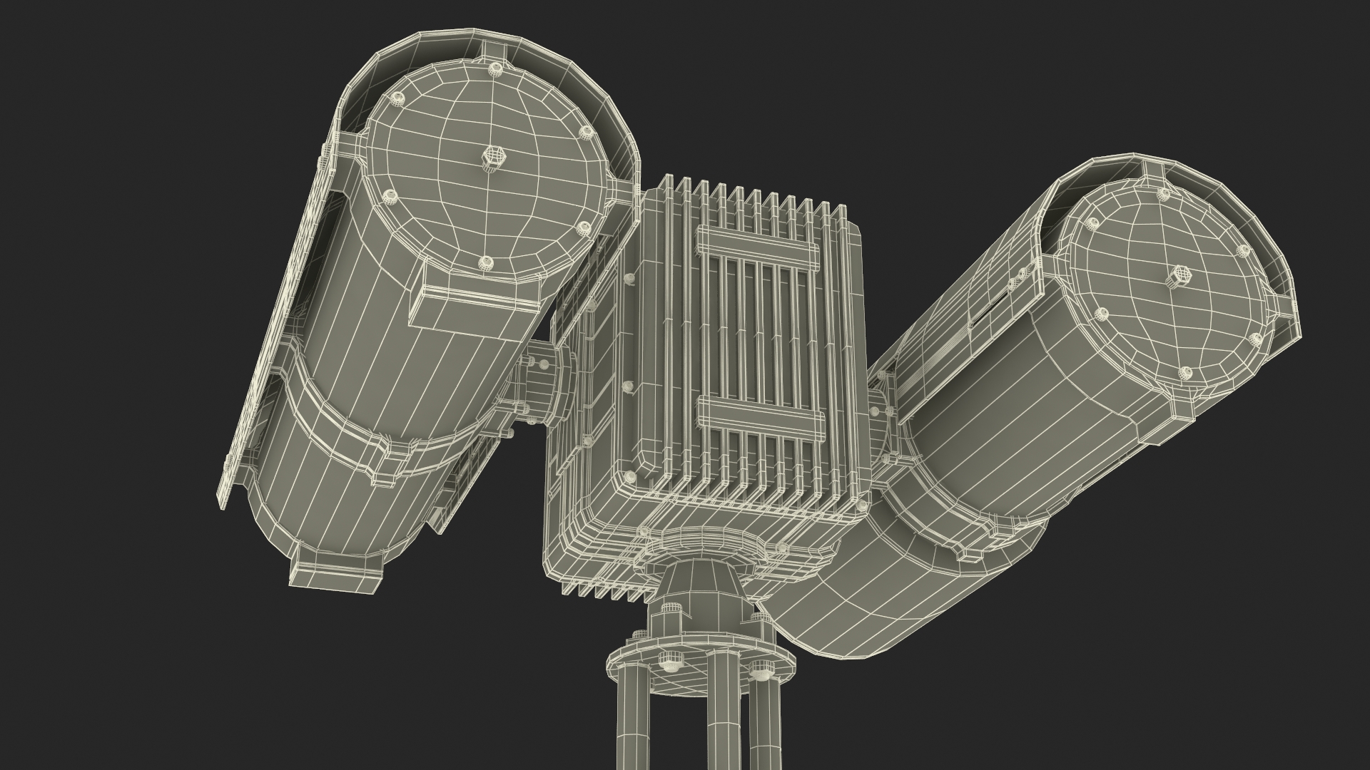 3D model Multi-Sensor Camera JAEGAR SEARCHER