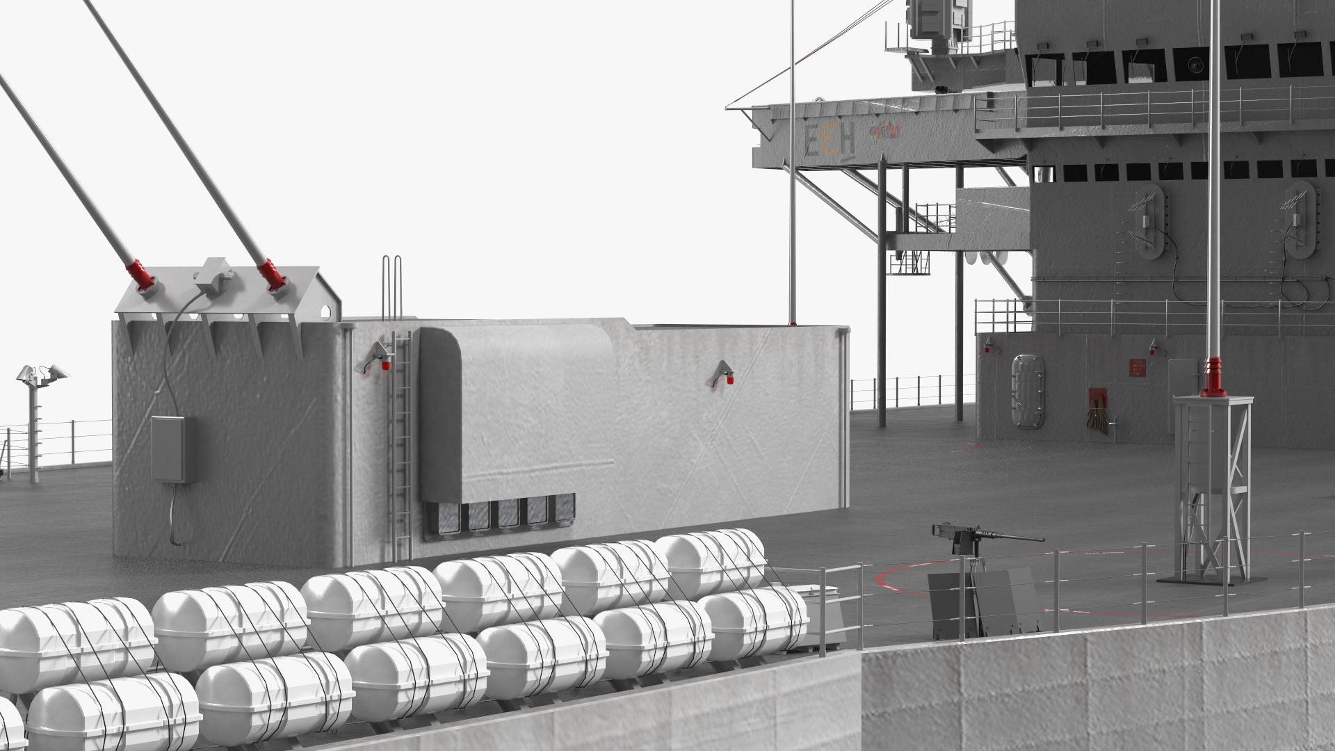 3D model Command Ship USS Mount Whitney