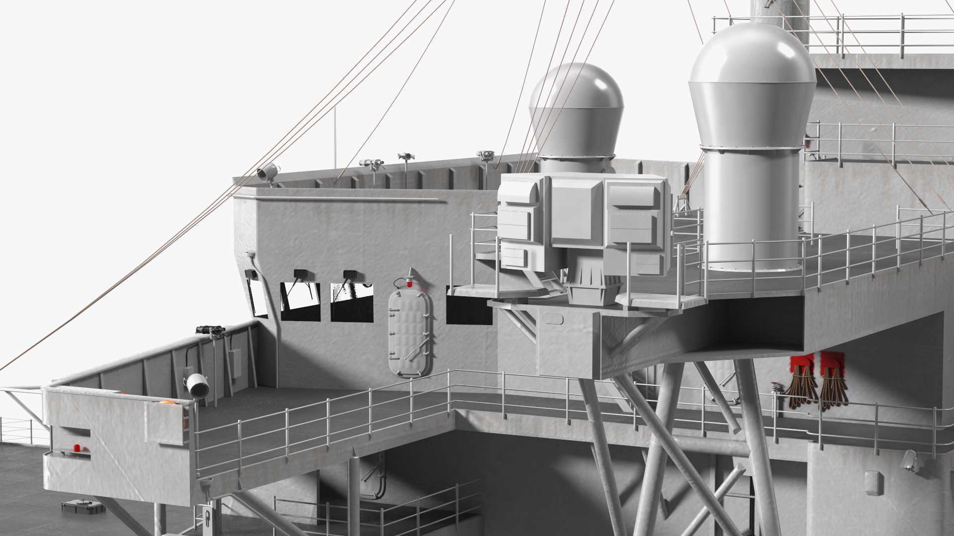 3D model Command Ship USS Mount Whitney