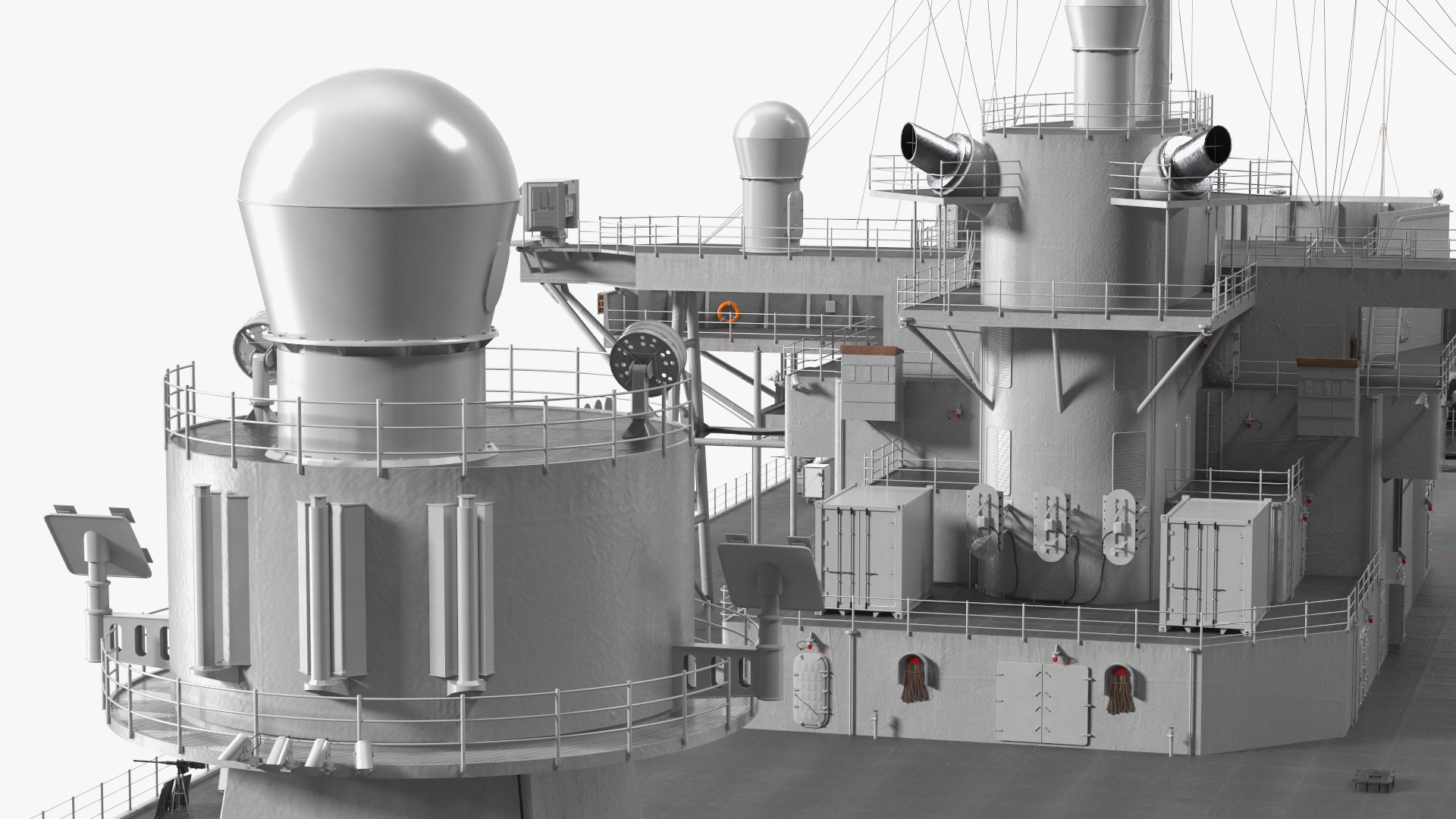 3D model Command Ship USS Mount Whitney