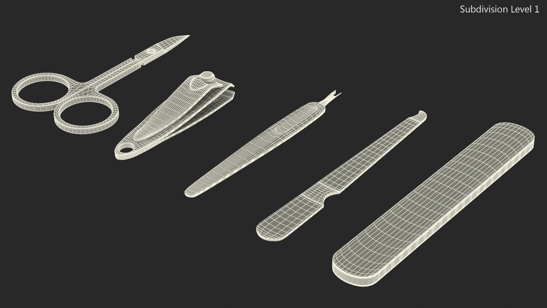 Nail Manicure Kit 3D