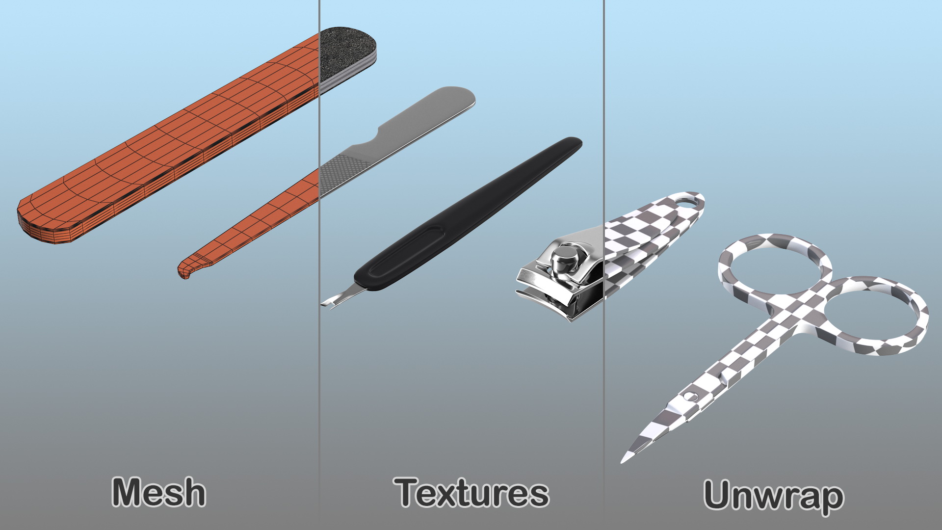 Nail Manicure Kit 3D