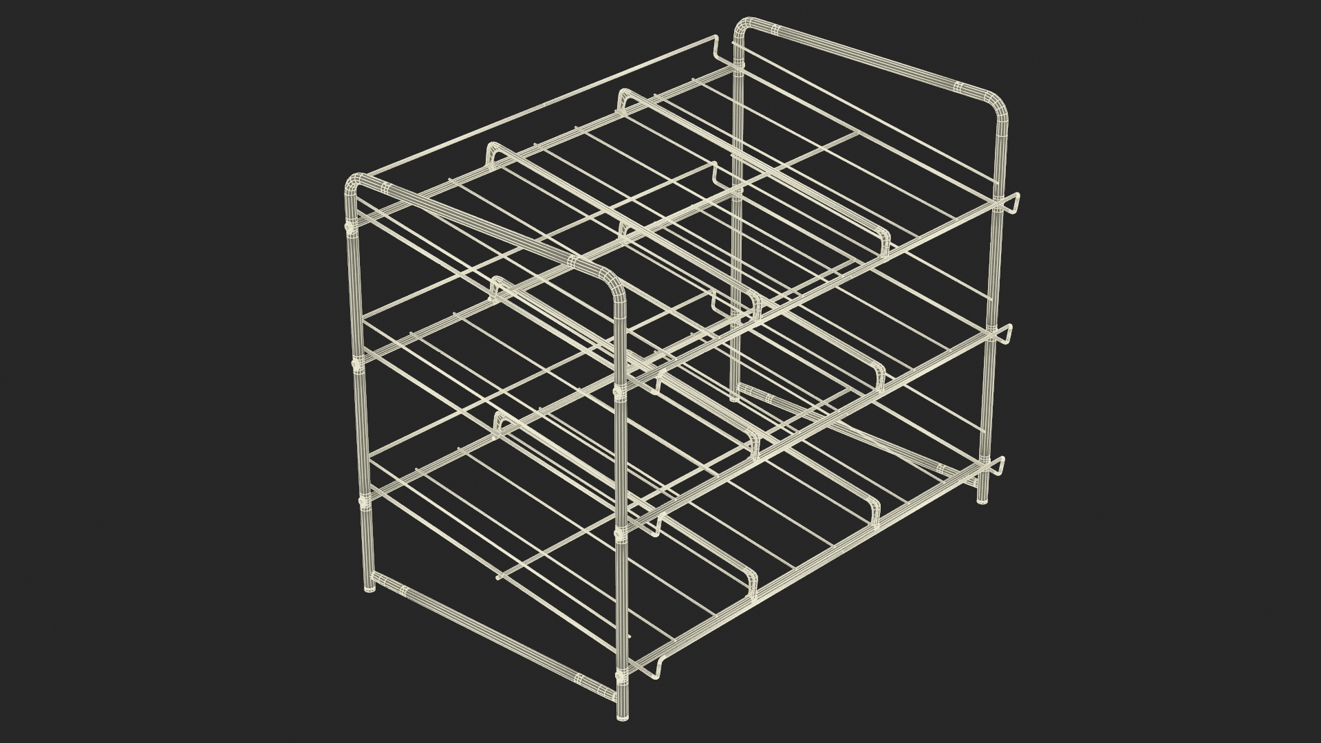 Wide Dispenser of Cans Bronze 3D model