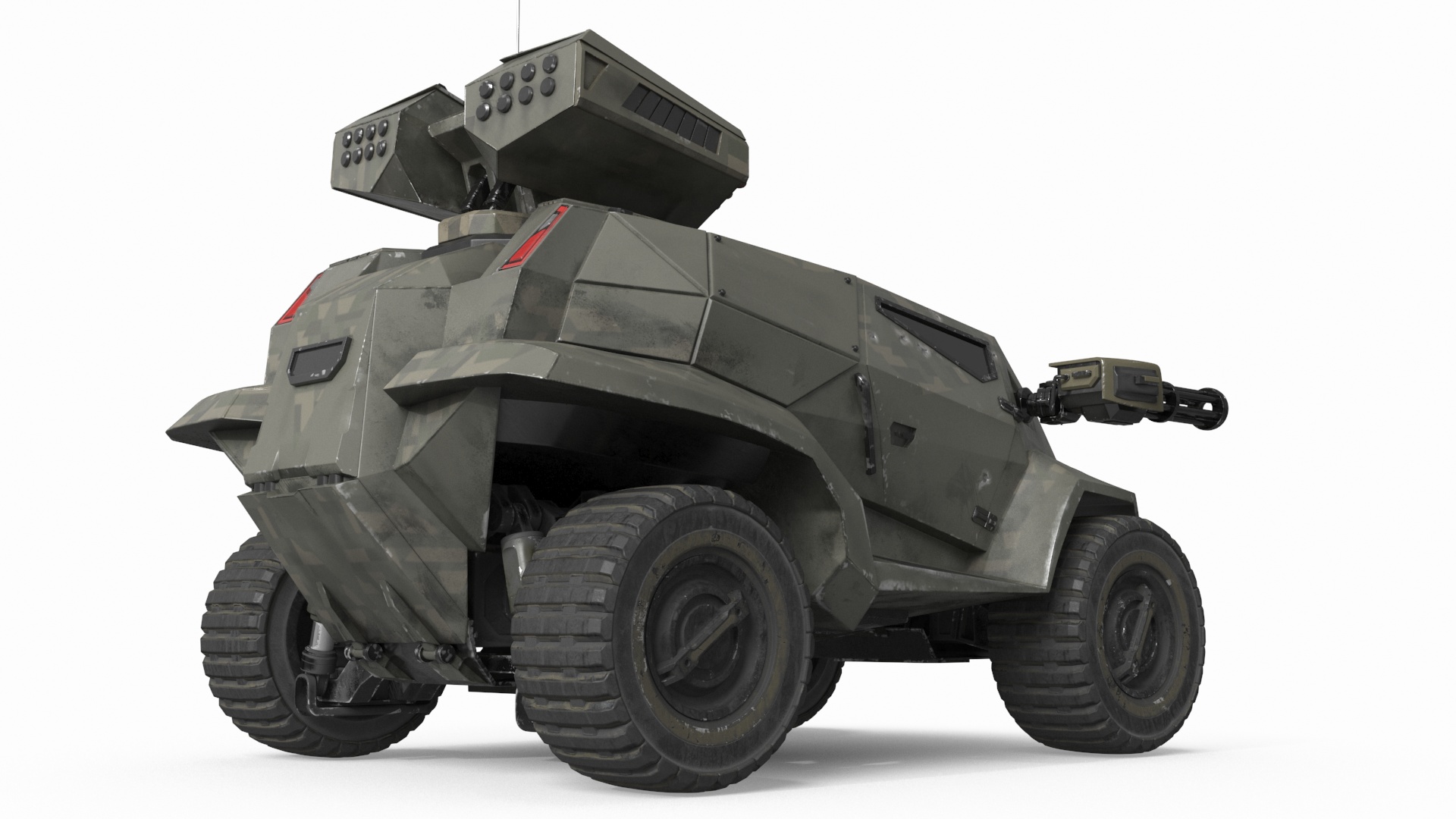 Worn Fantastic Military Vehicle Khaki 3D