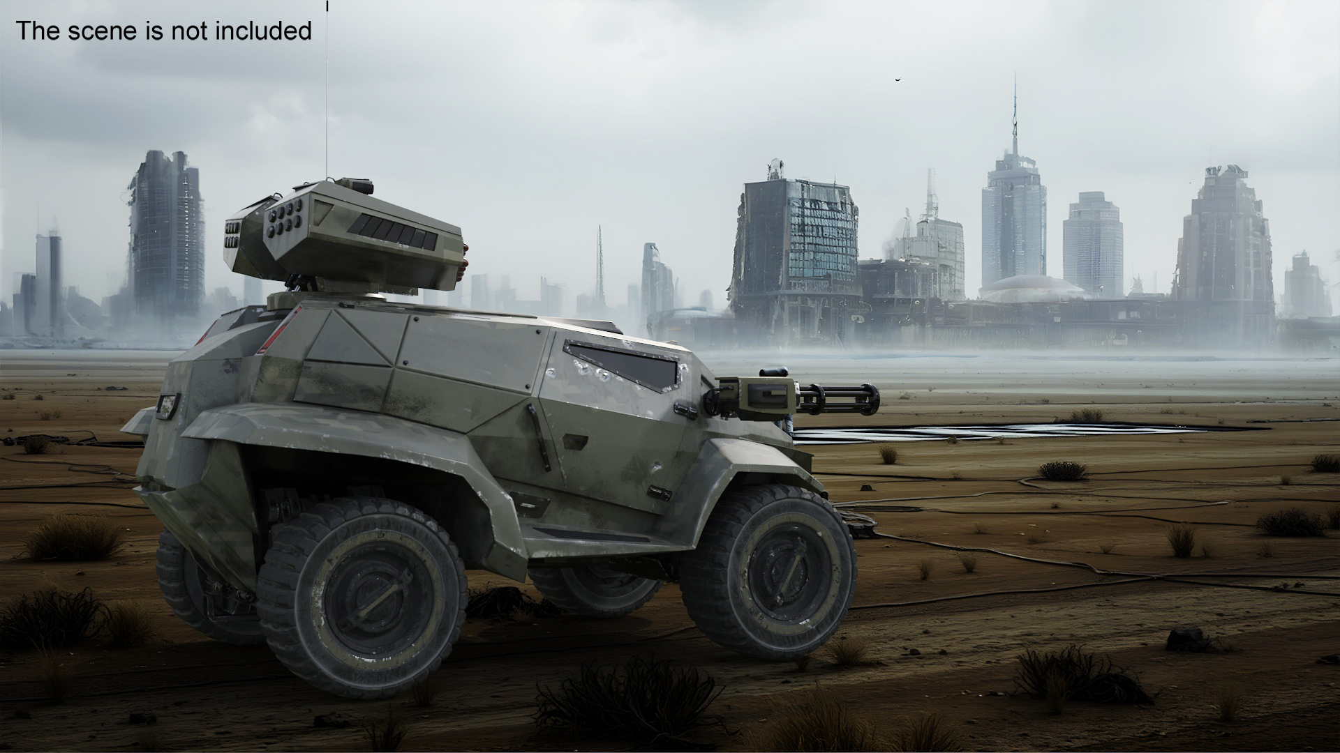 Worn Fantastic Military Vehicle Khaki 3D