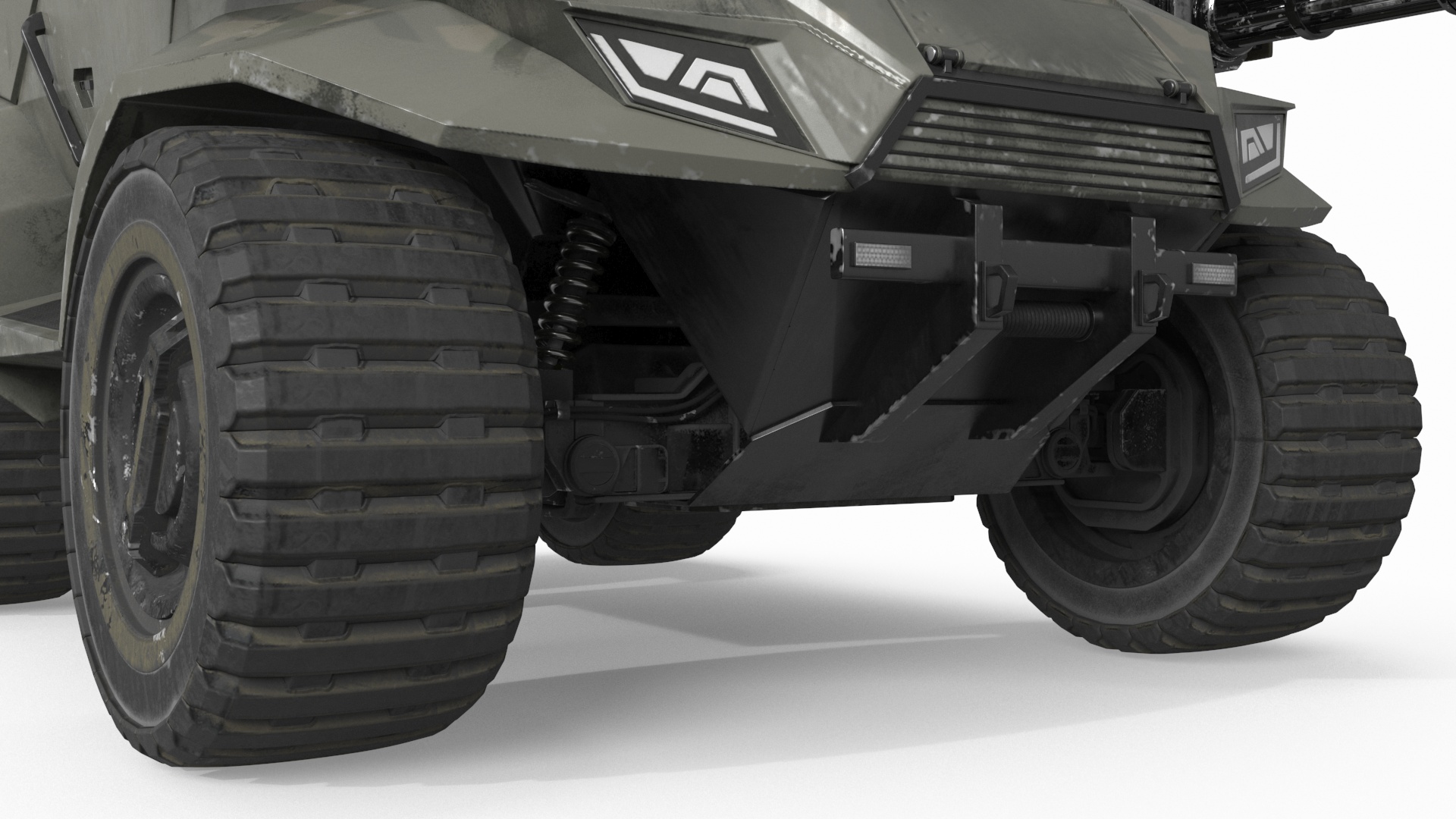 Worn Fantastic Military Vehicle Khaki 3D