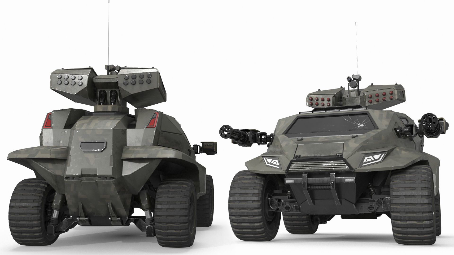 Worn Fantastic Military Vehicle Khaki 3D