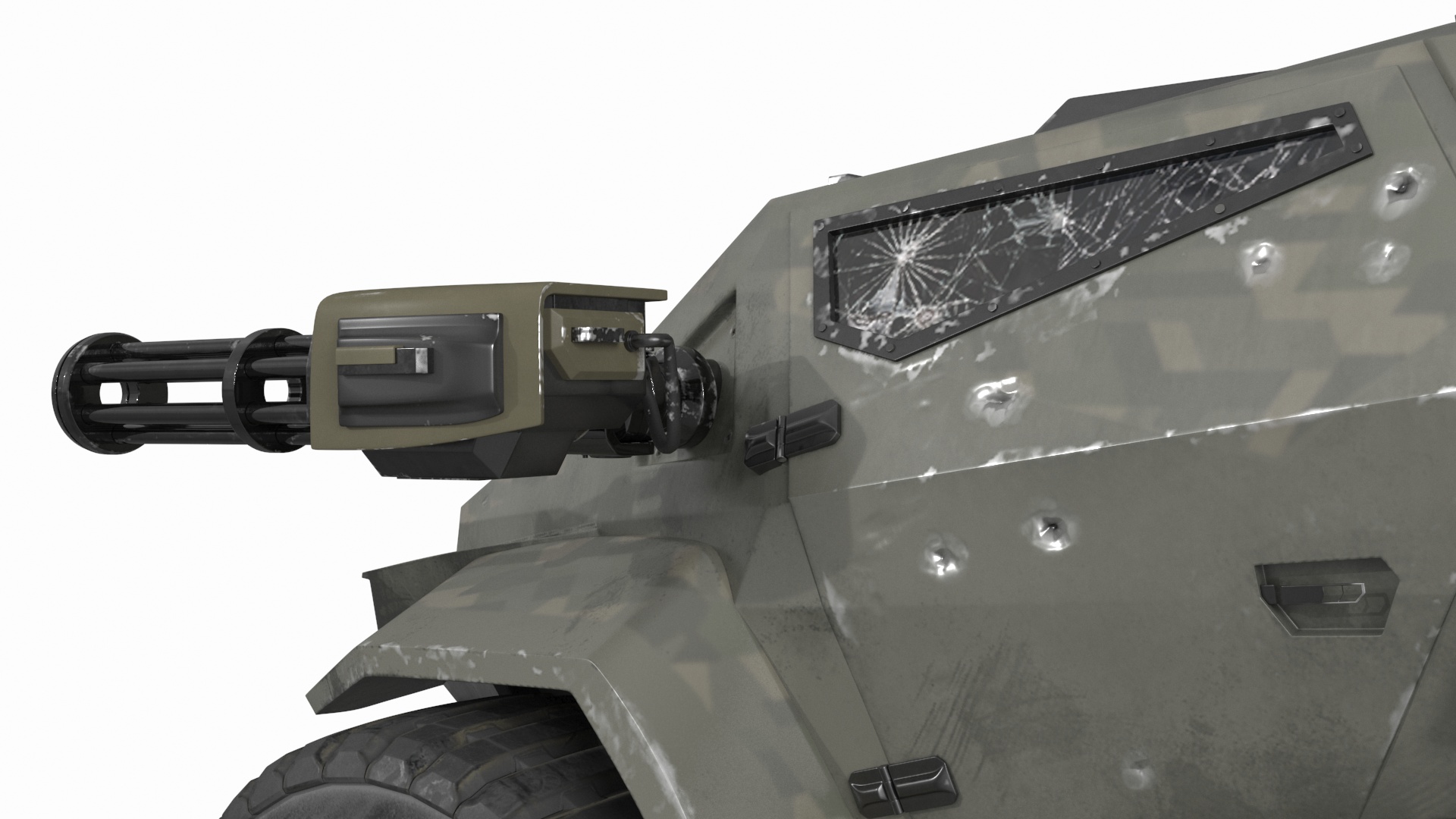 Worn Fantastic Military Vehicle Khaki 3D