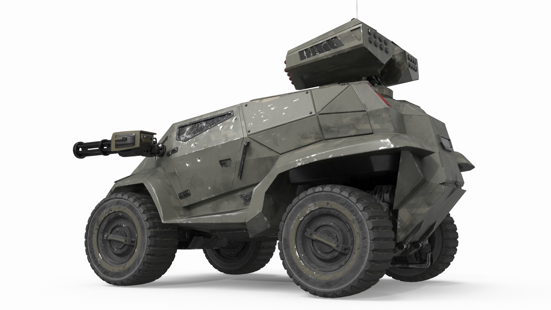 Worn Fantastic Military Vehicle Khaki 3D