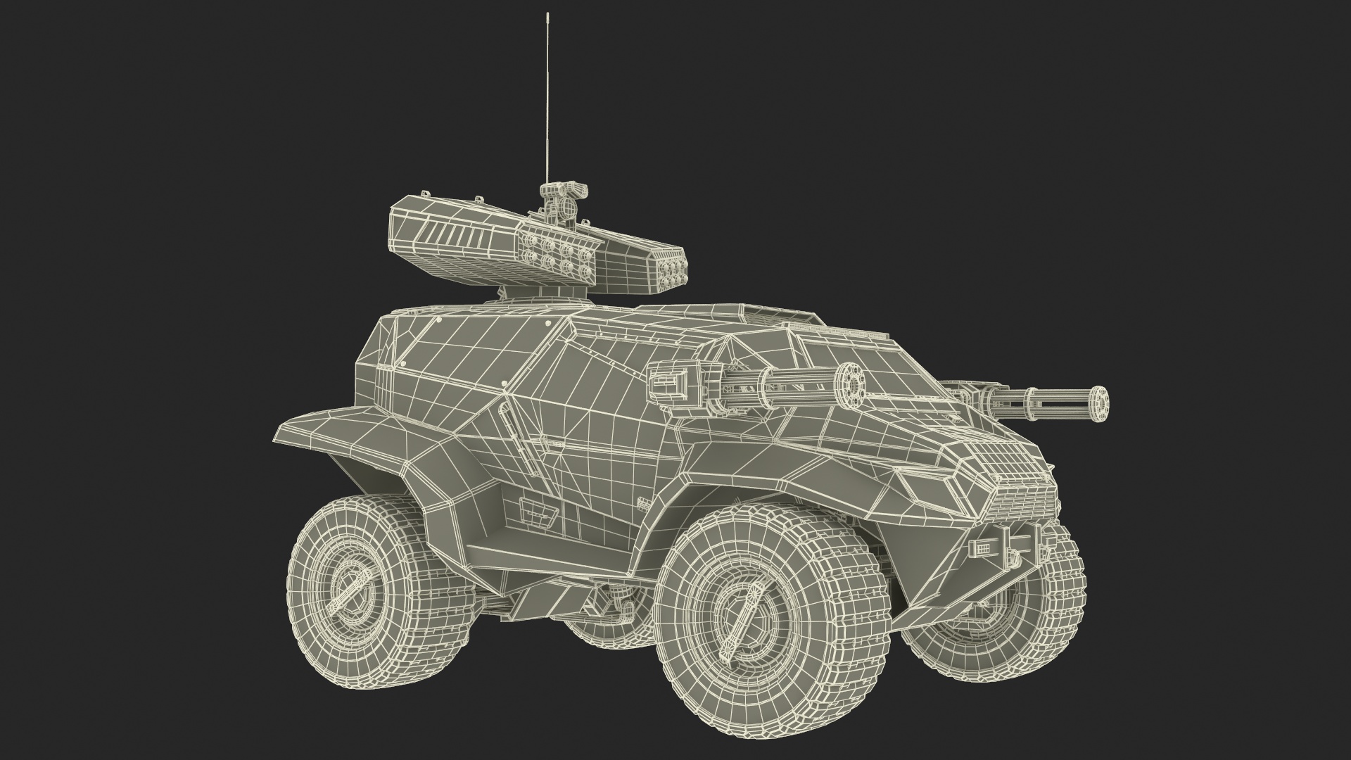Worn Fantastic Military Vehicle Khaki 3D