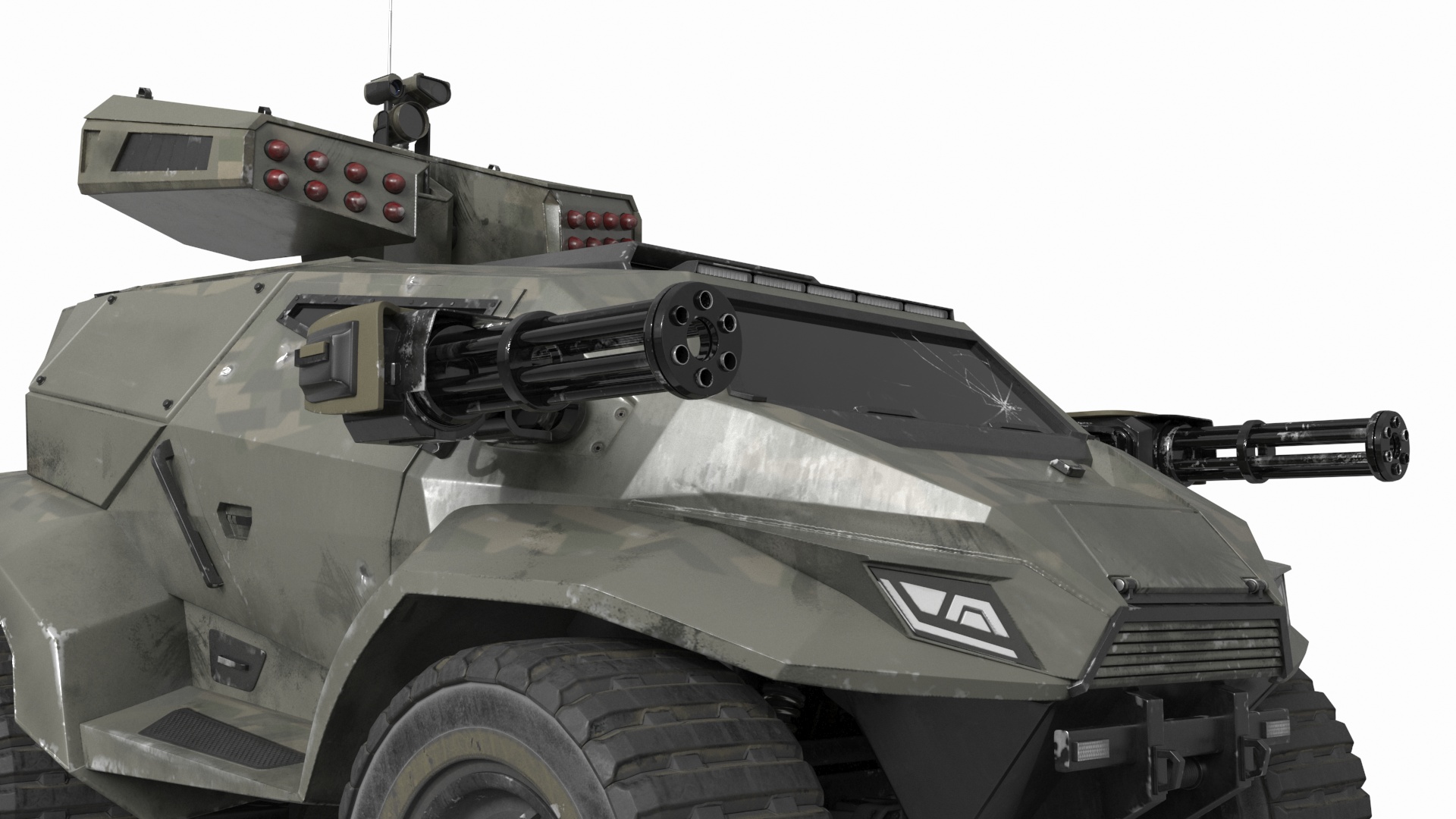 Worn Fantastic Military Vehicle Khaki 3D