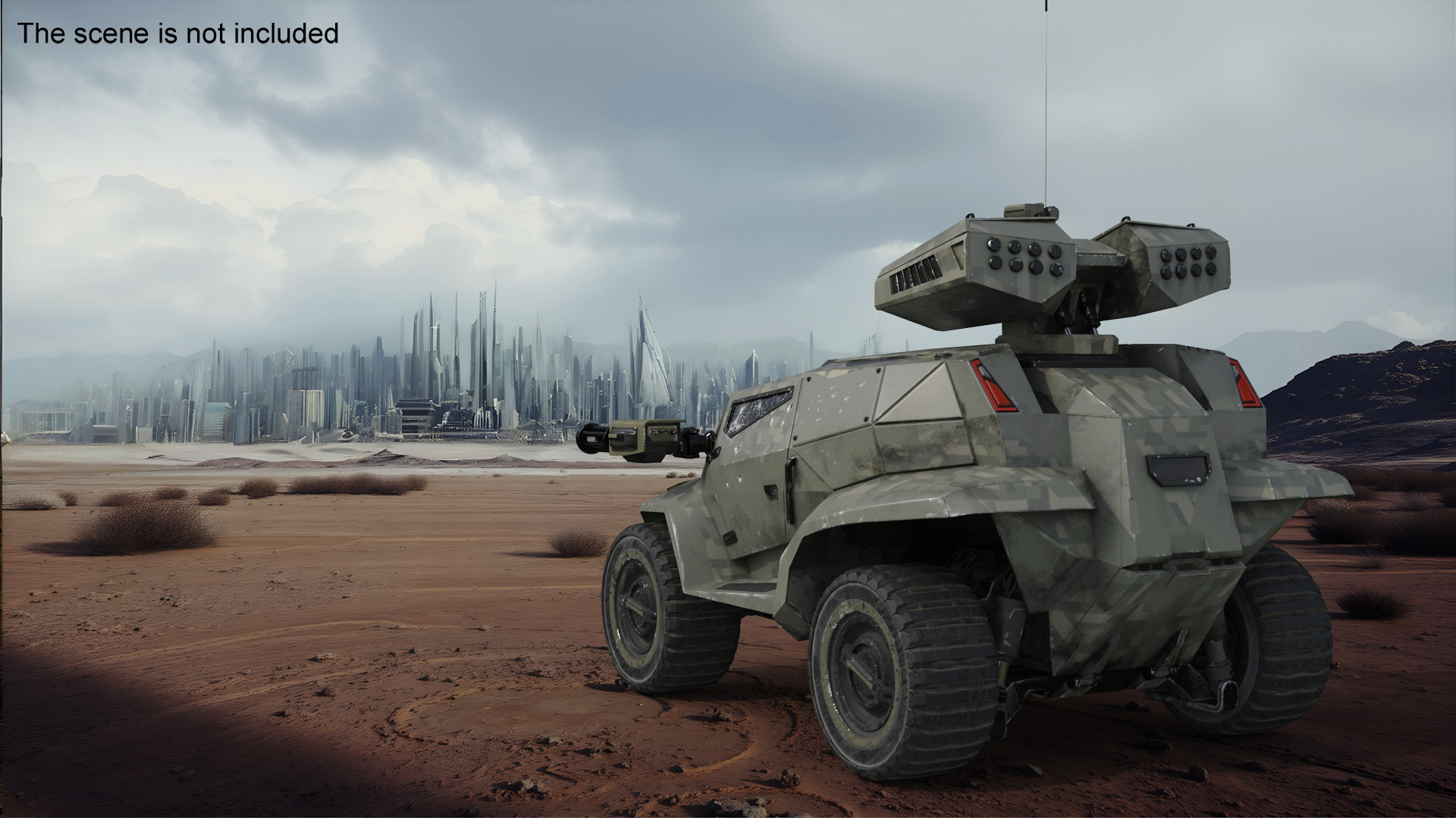 Worn Fantastic Military Vehicle Khaki 3D
