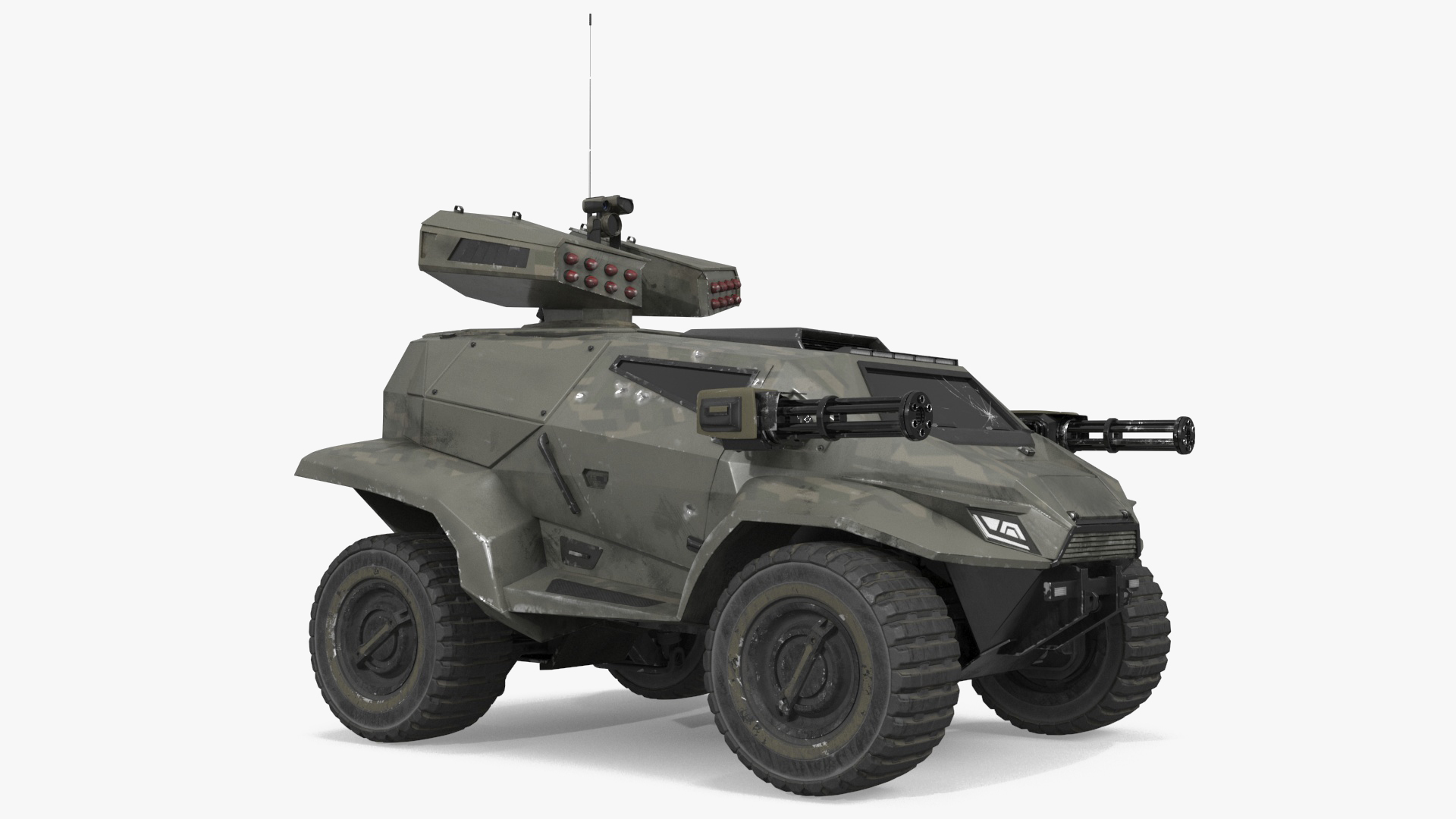 Worn Fantastic Military Vehicle Khaki 3D