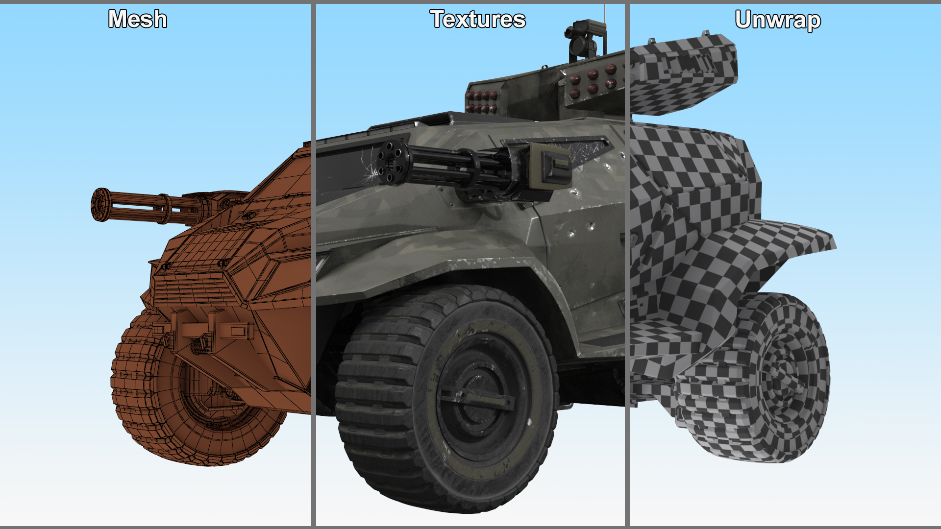 Worn Fantastic Military Vehicle Khaki 3D
