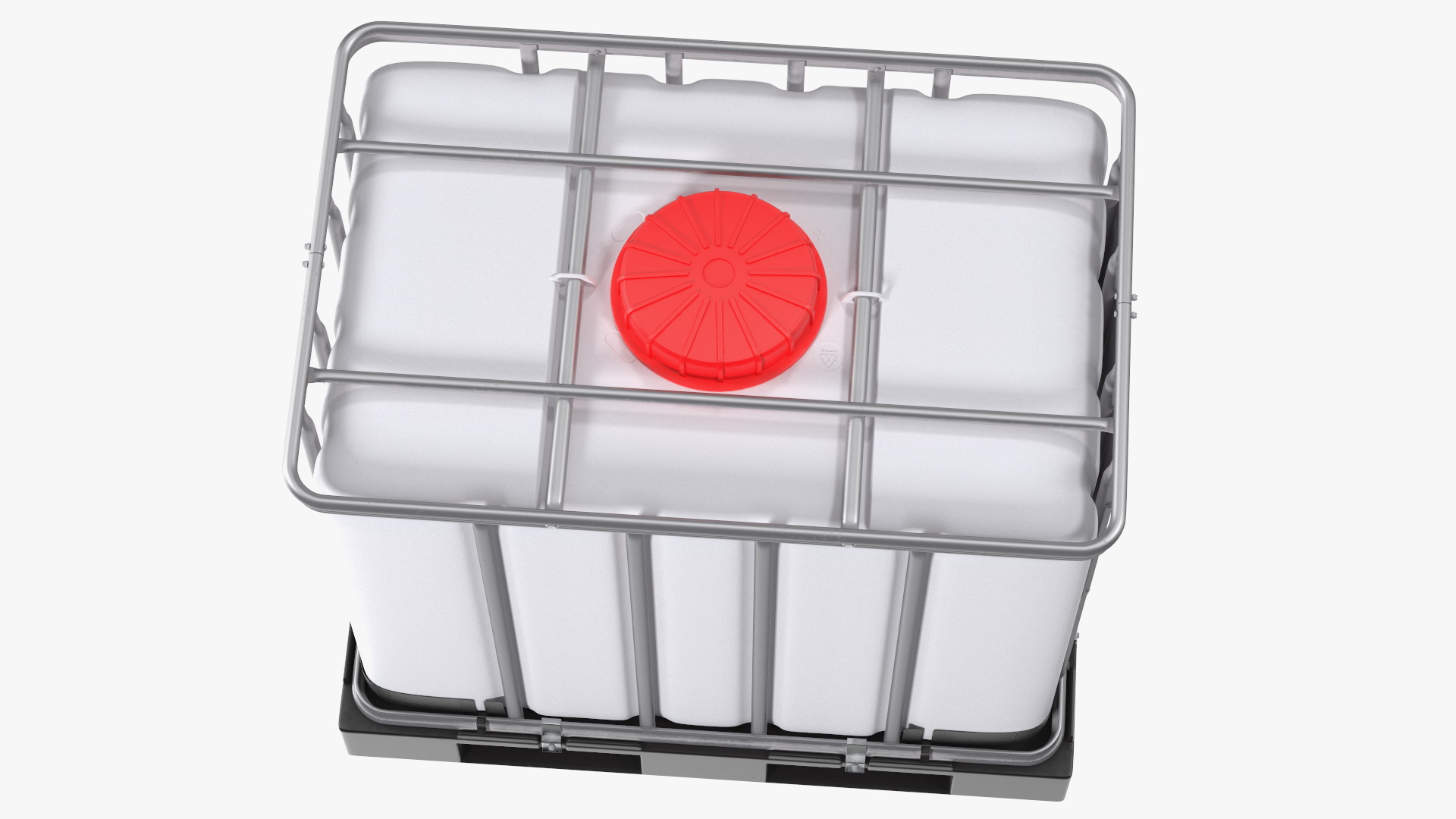 3D model IBC Container 640 Litre UN Approved Plastic Pallet
